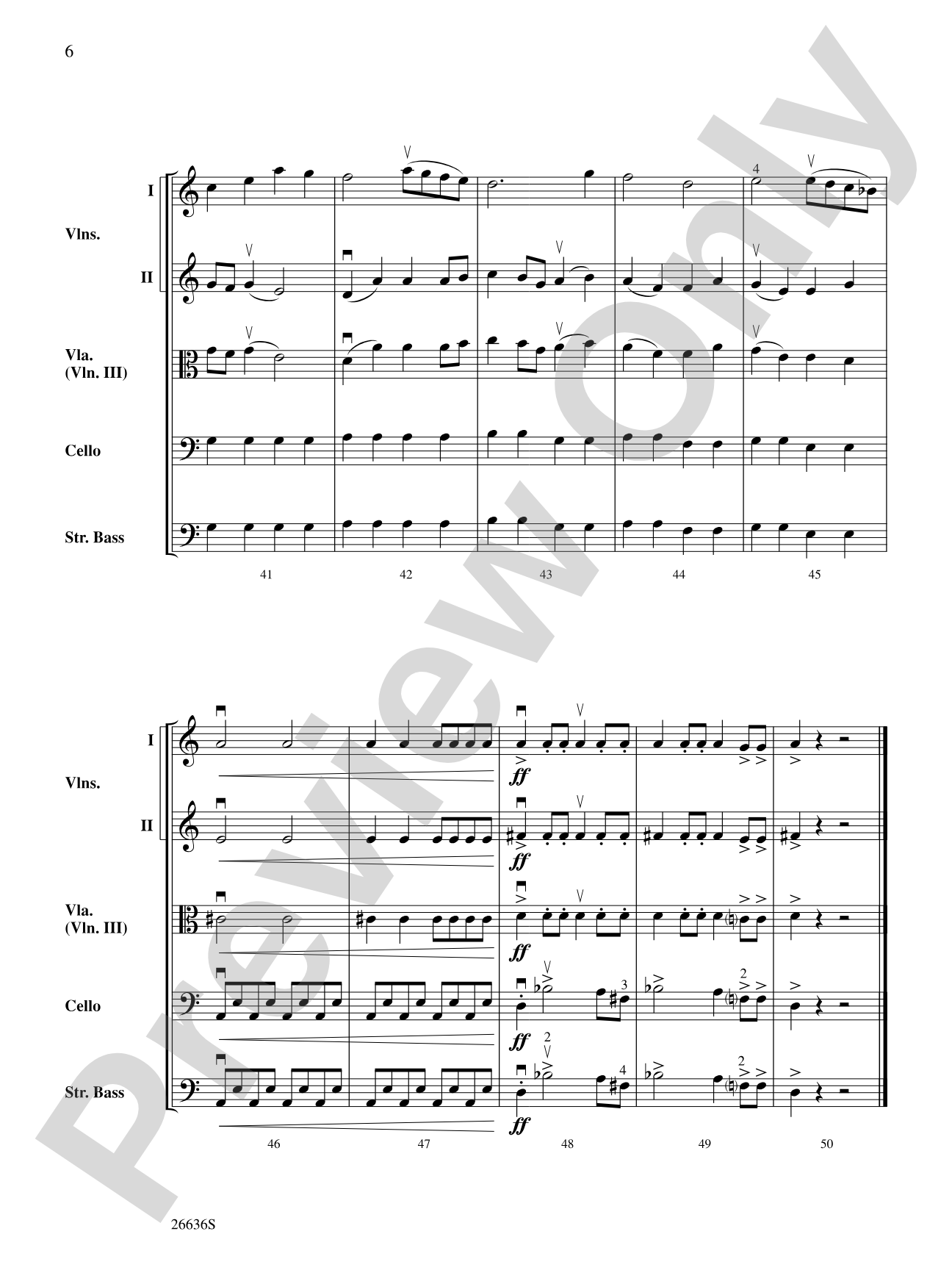 Aztec Dance: String Orchestra Conductor Score & Parts