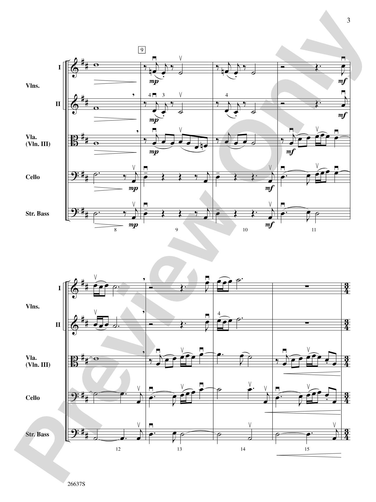 Victorious Knight: String Orchestra Conductor Score & Parts