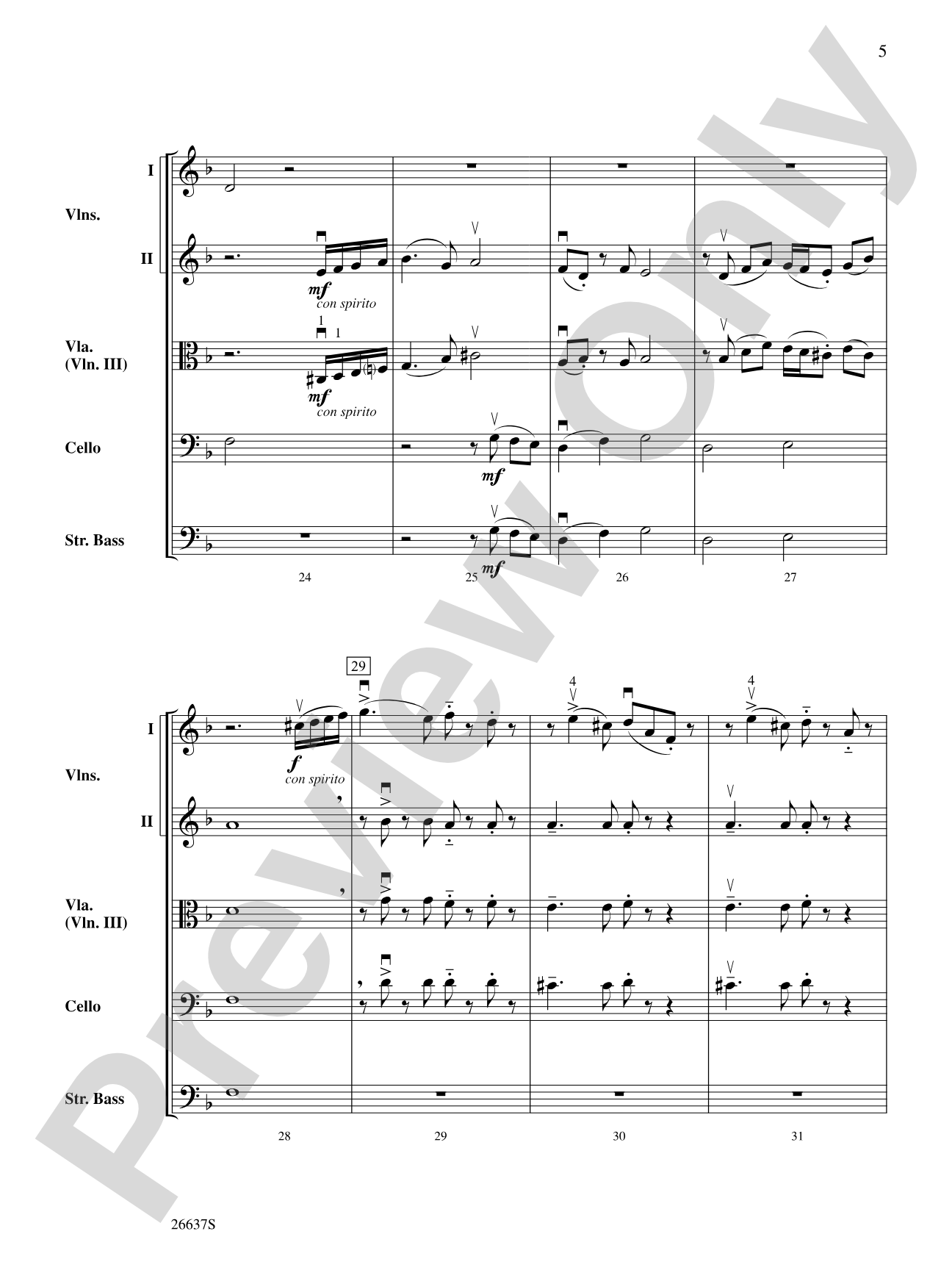 Victorious Knight: String Orchestra Conductor Score & Parts