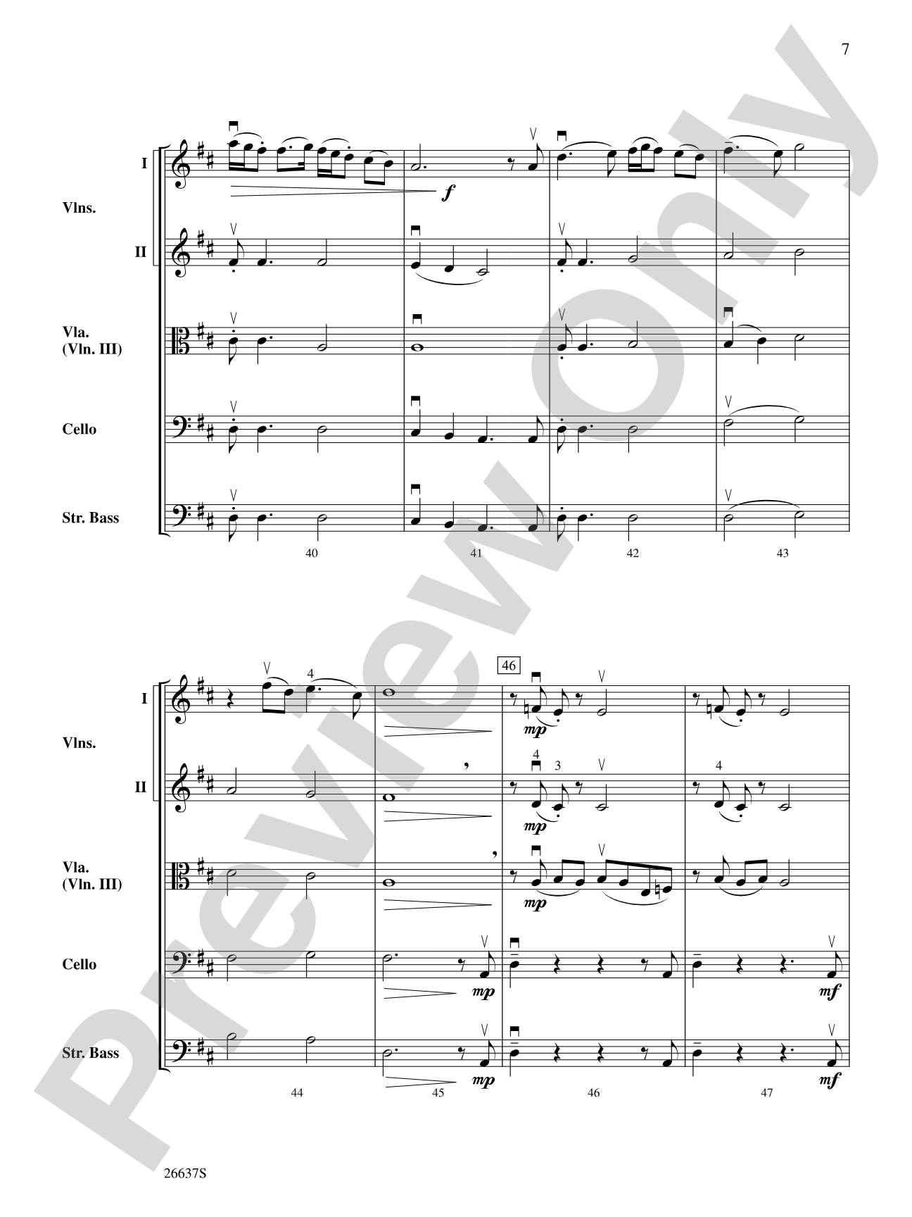Victorious Knight: String Orchestra Conductor Score & Parts
