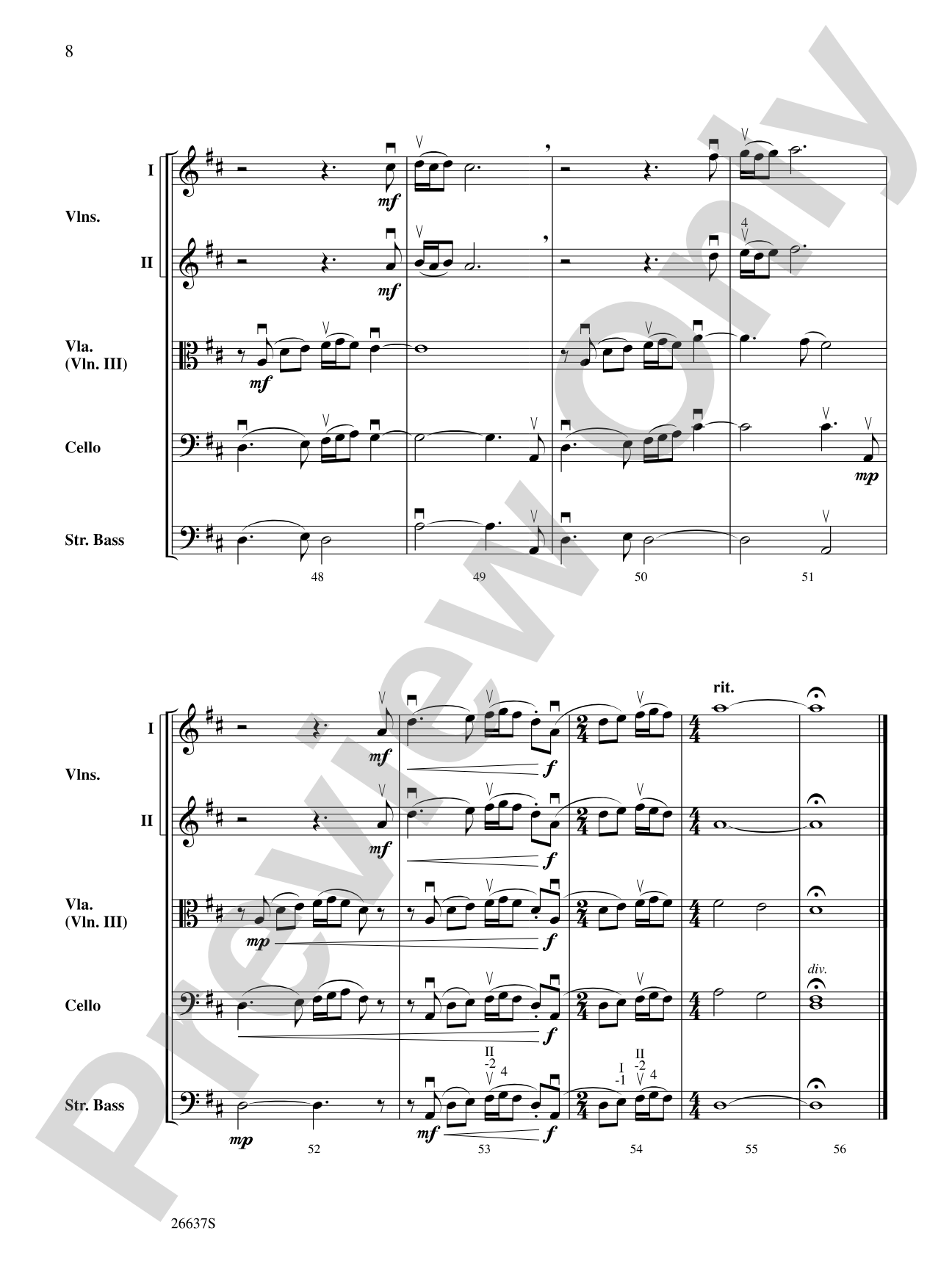Victorious Knight: String Orchestra Conductor Score & Parts