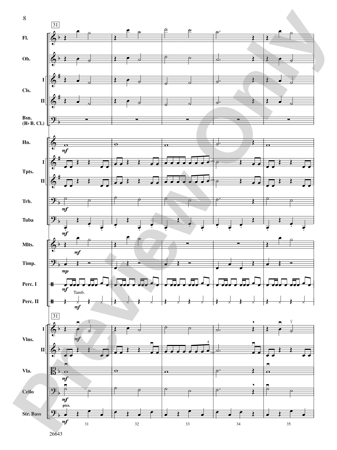 Siyahamba: Full Orchestra Conductor Score & Parts