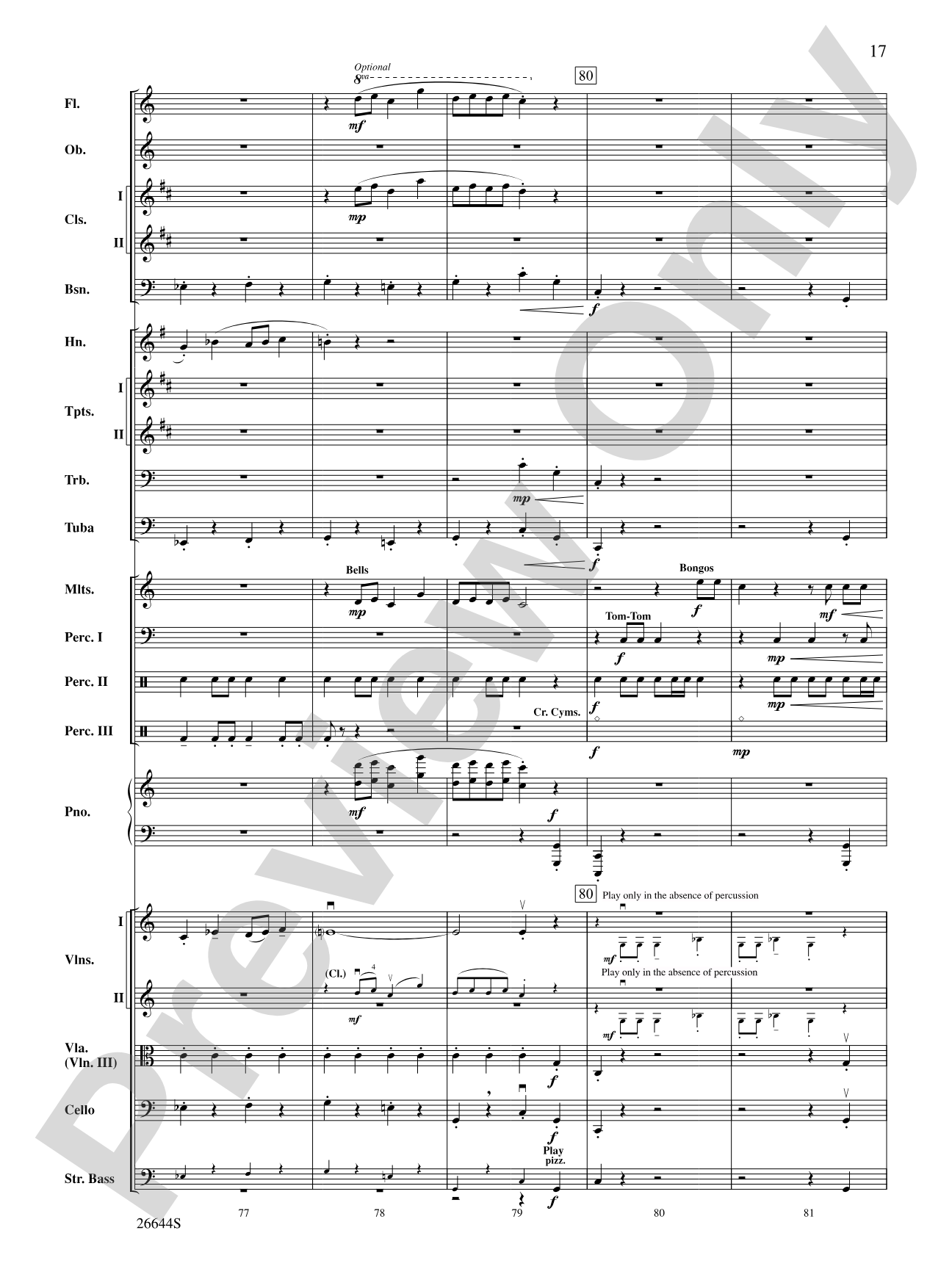 Crazy Daze: Full Orchestra Conductor Score & Parts