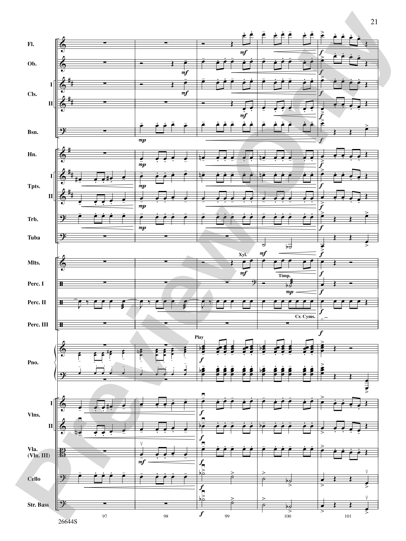 Crazy Daze: Full Orchestra Conductor Score & Parts