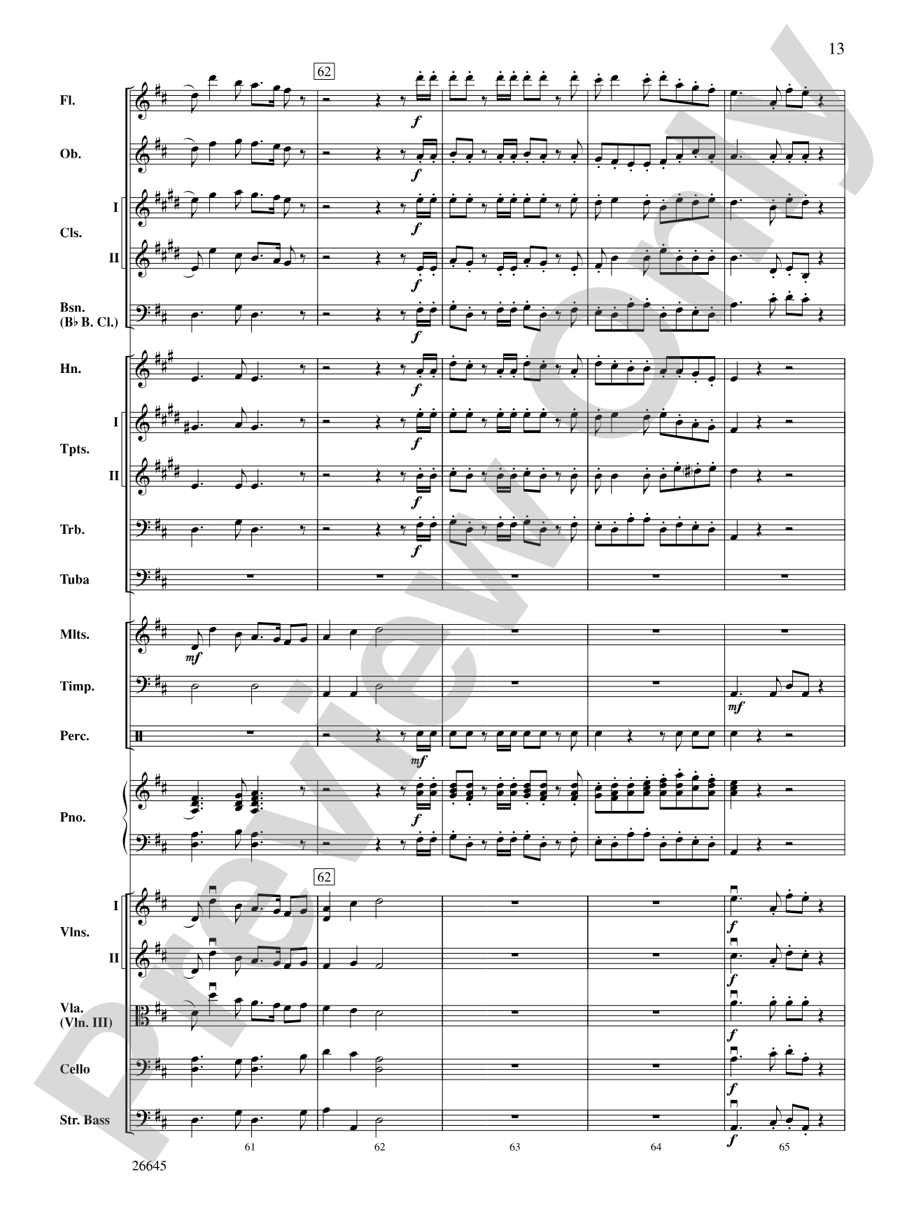 Handelmania: Full Orchestra Conductor Score & Parts