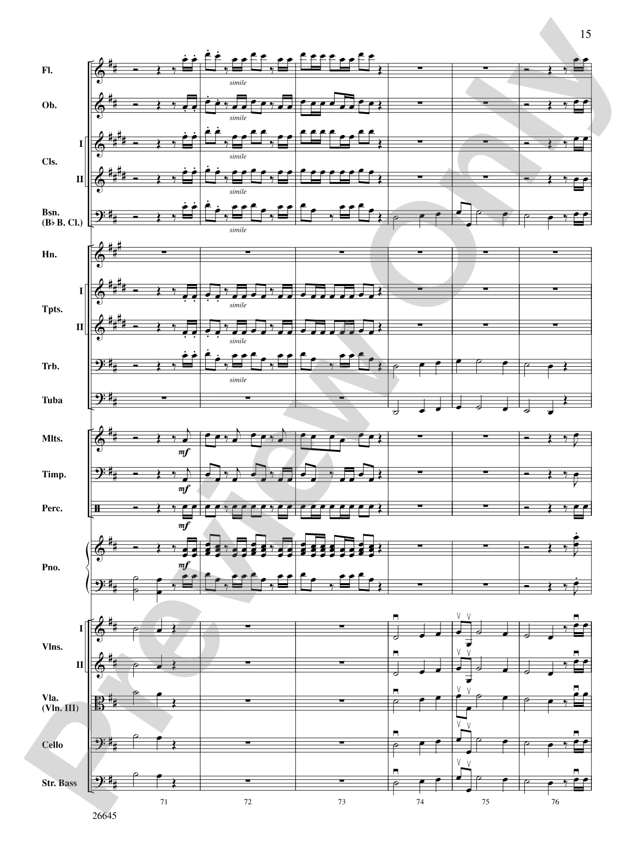 Handelmania: Full Orchestra Conductor Score & Parts