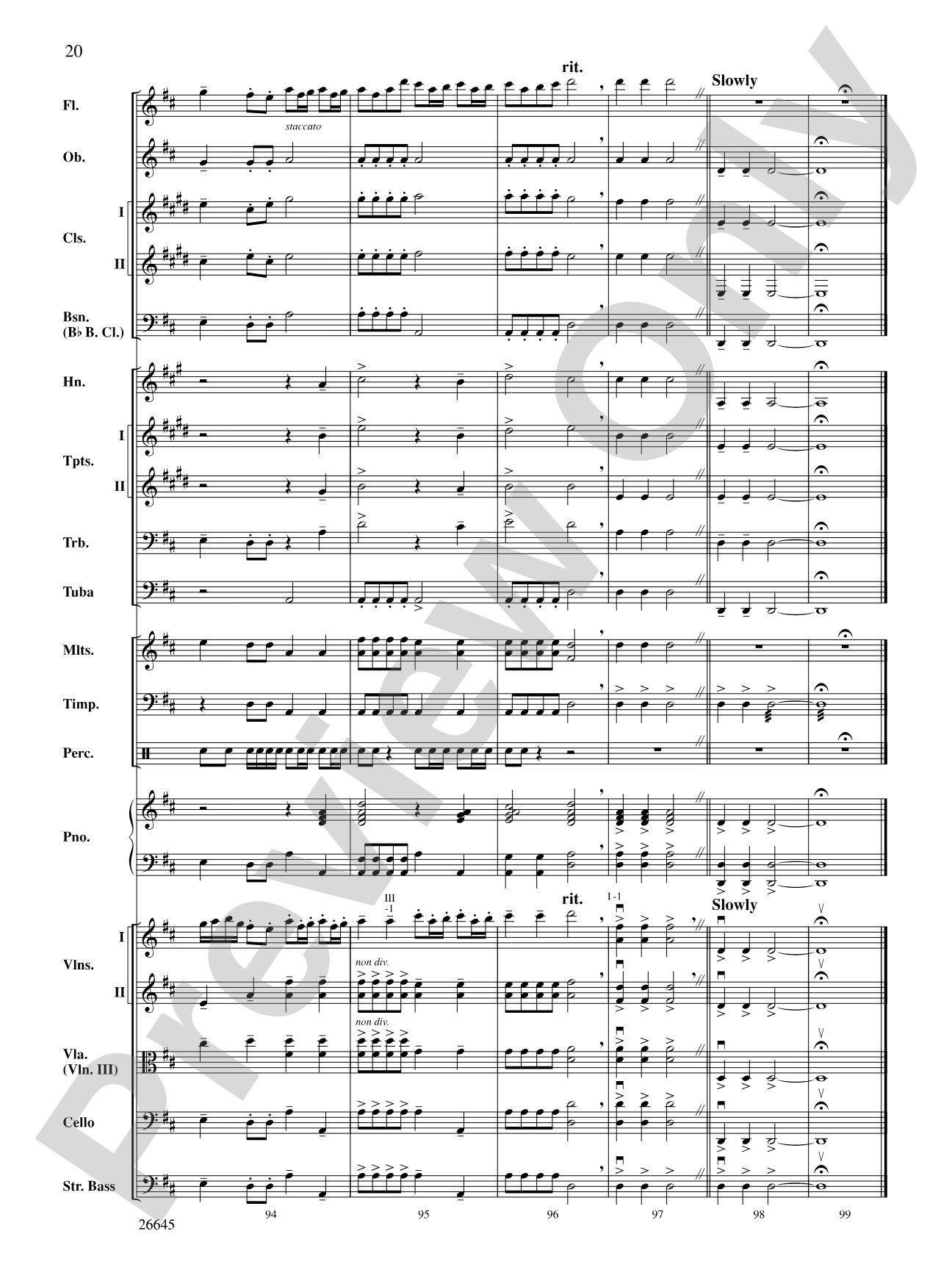 Handelmania: Full Orchestra Conductor Score & Parts