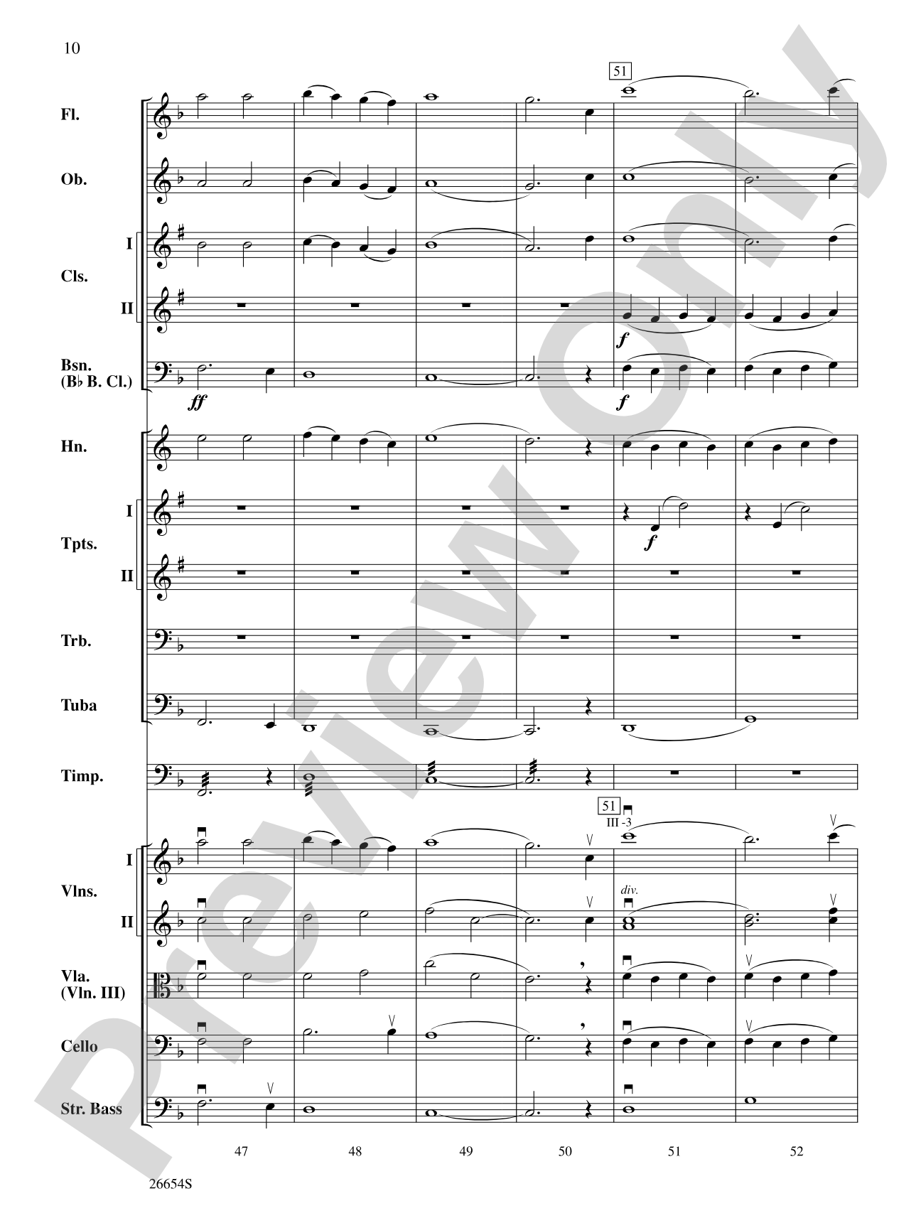 Lady in the Water: Full Orchestra Conductor Score & Parts