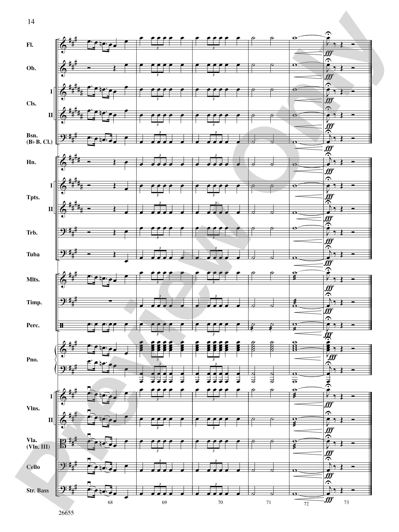 Robin Hood and His Merry Men: Score