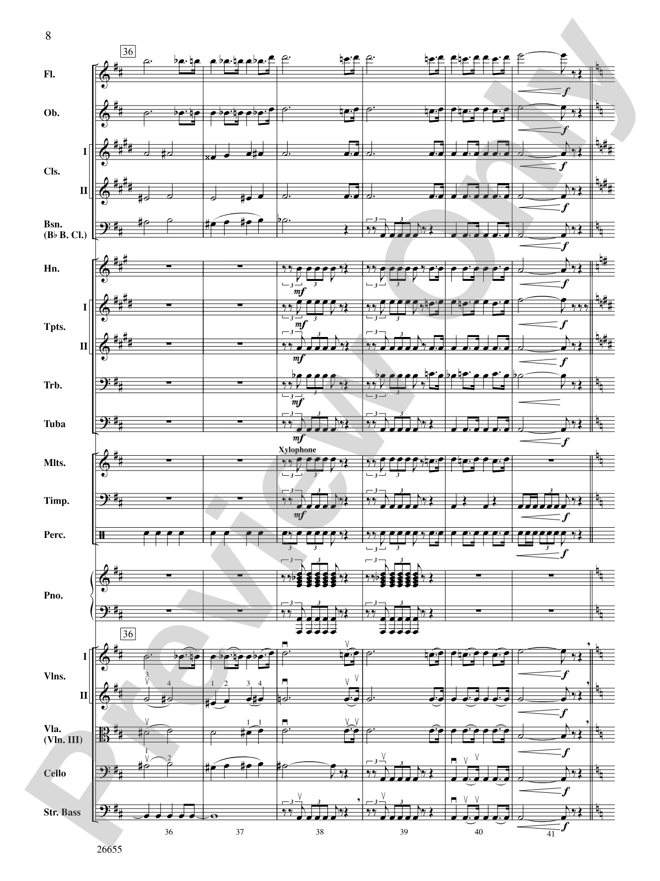 Robin Hood and His Merry Men: Score