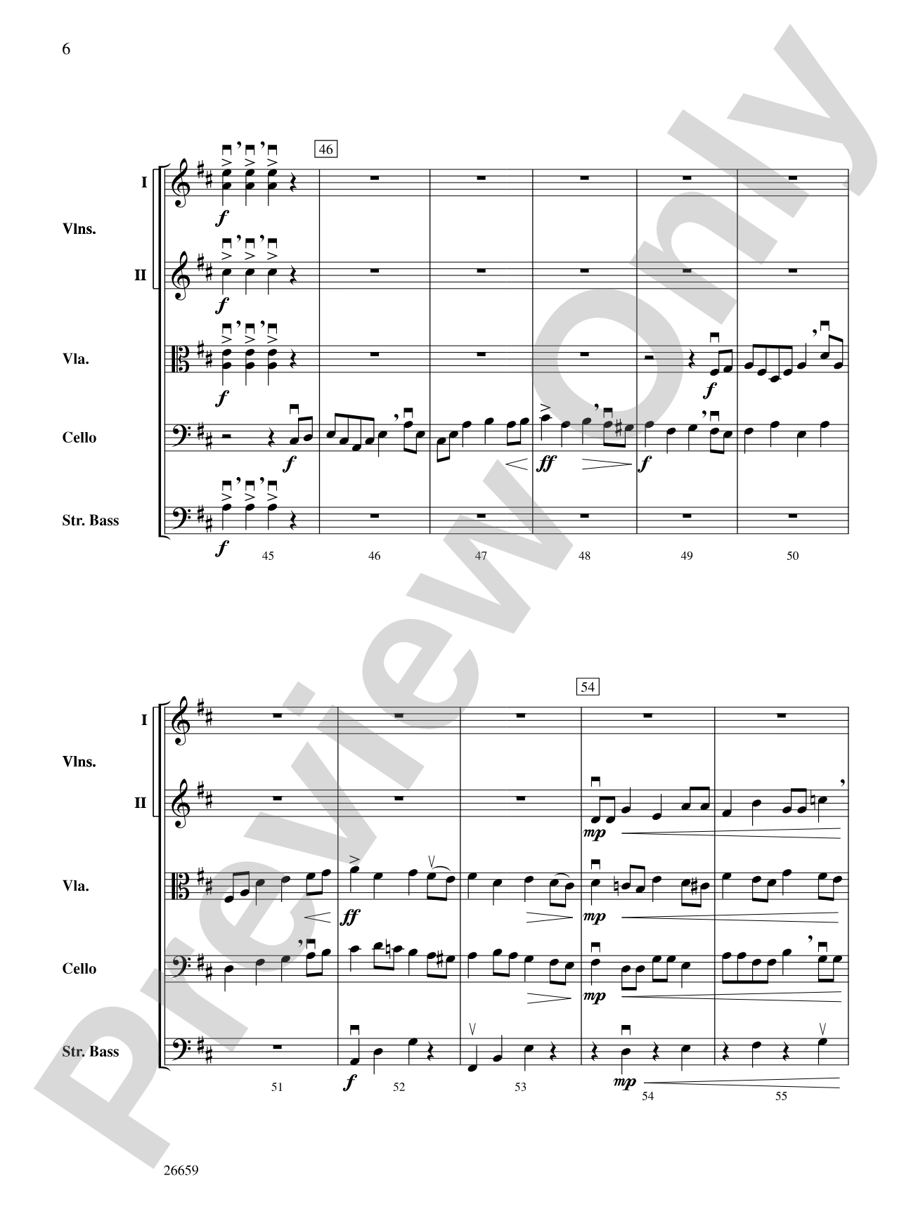 Strip the Willow: Score