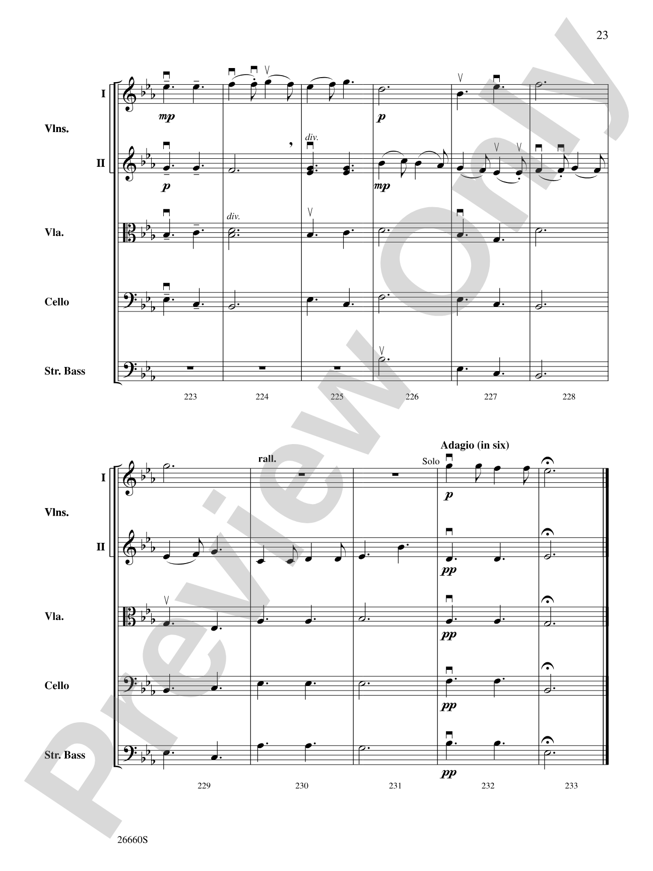 Christmas Day: String Orchestra Conductor Score & Parts