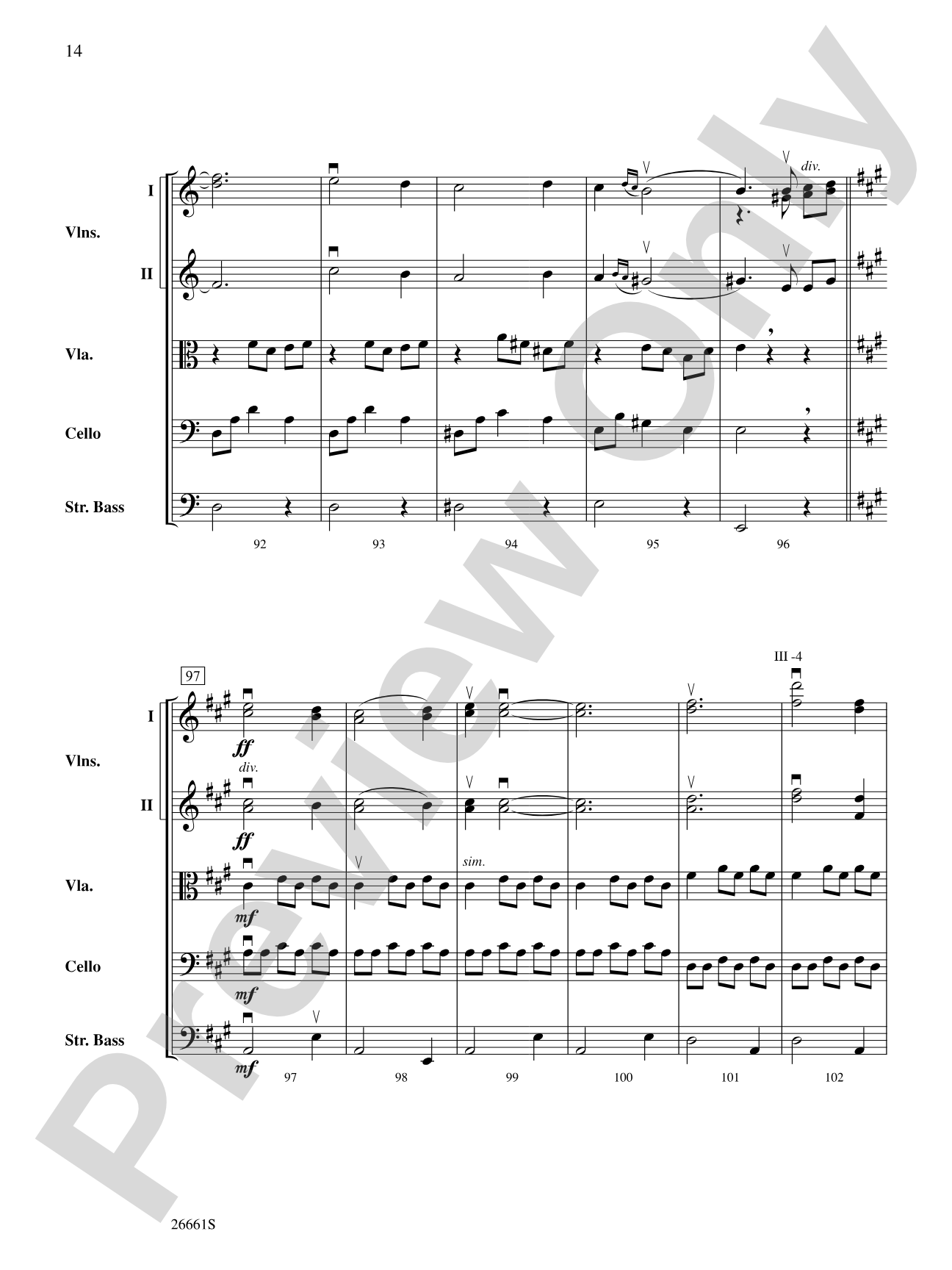 Recuerdos de la Alhambra: String Orchestra Conductor Score & Parts