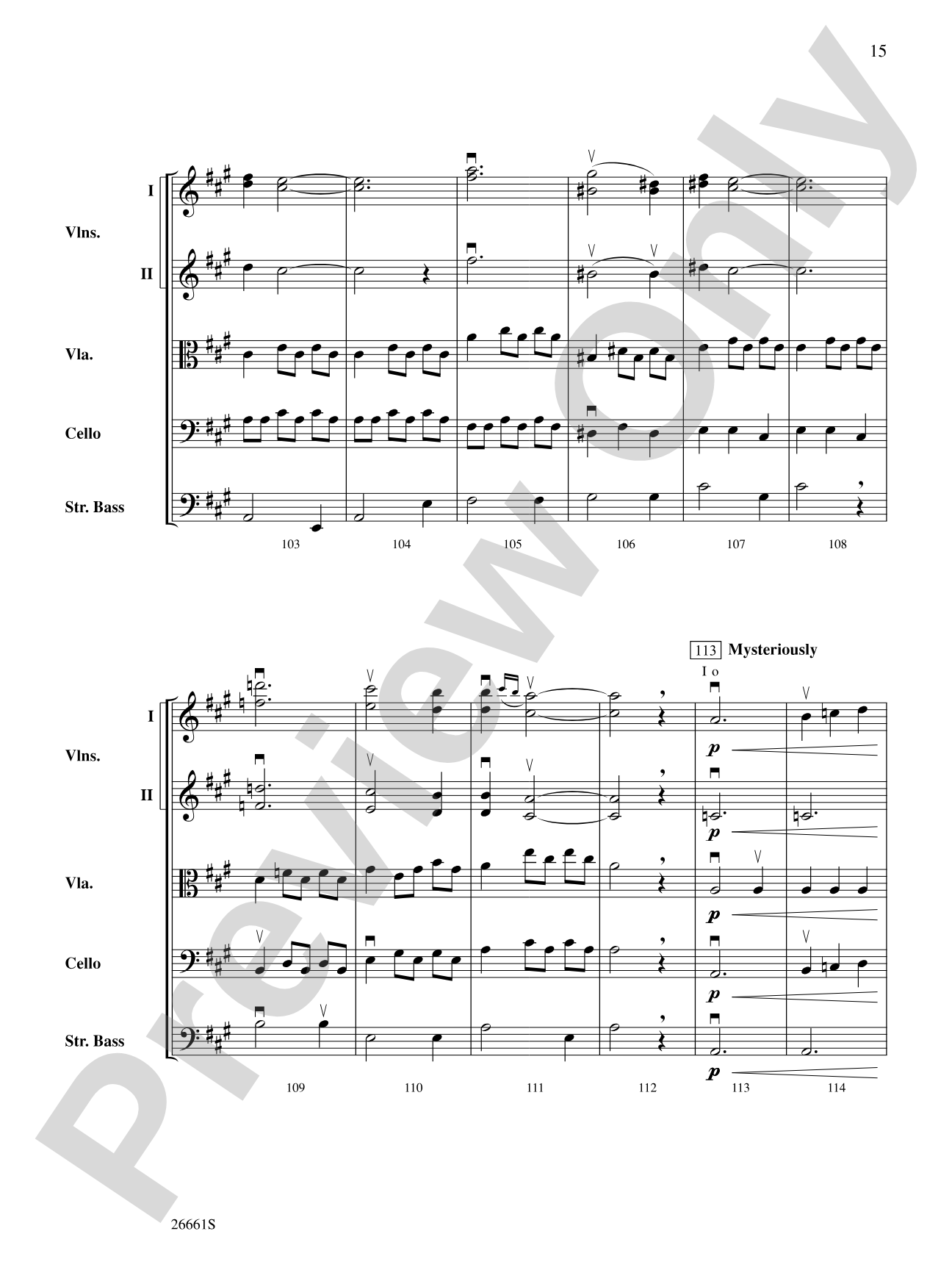 Recuerdos de la Alhambra: String Orchestra Conductor Score & Parts
