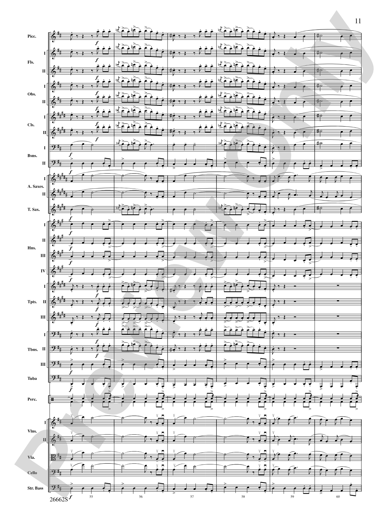 Blue Tango: Full Orchestra Conductor Score & Parts
