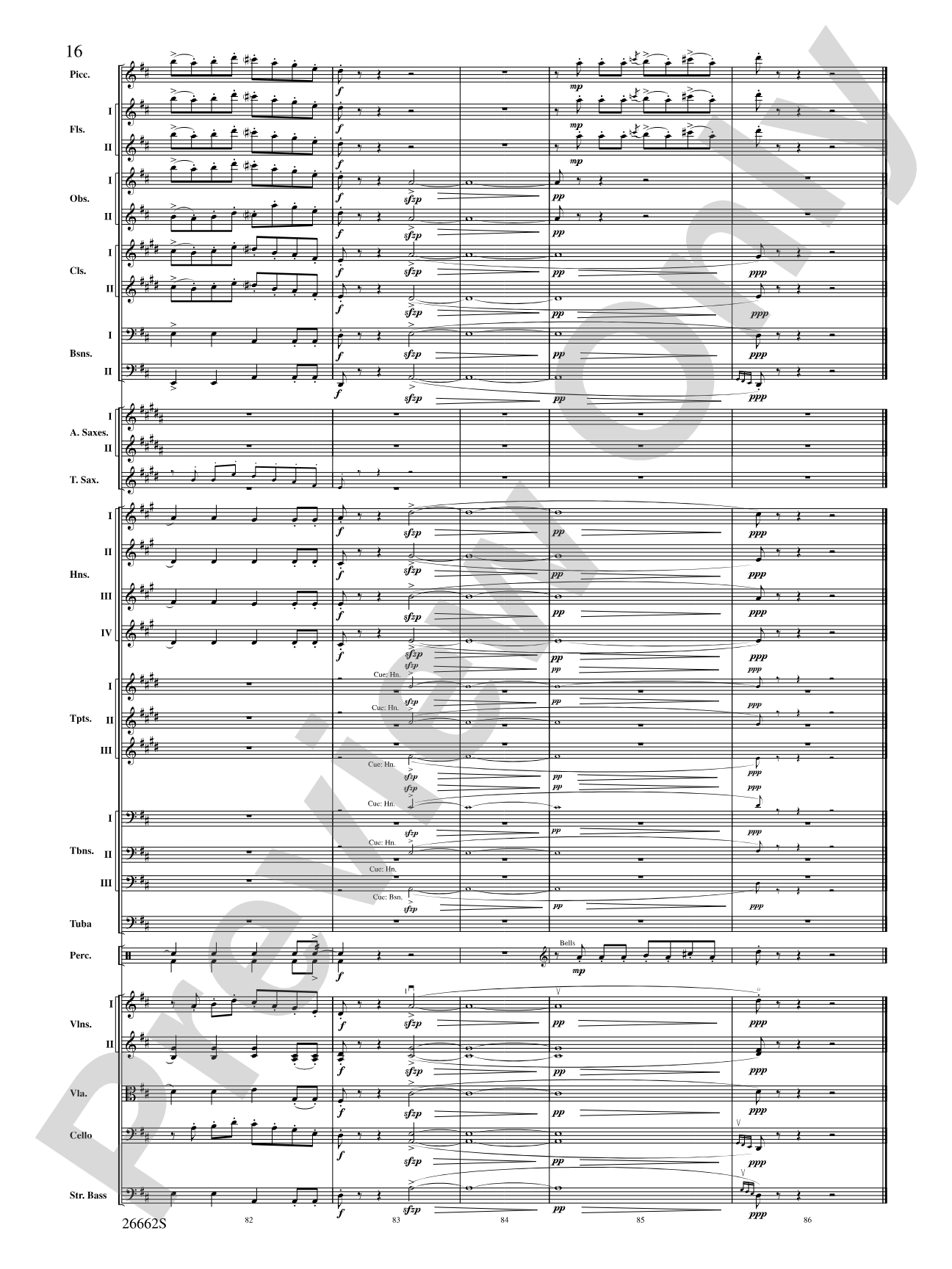 Blue Tango: Full Orchestra Conductor Score & Parts