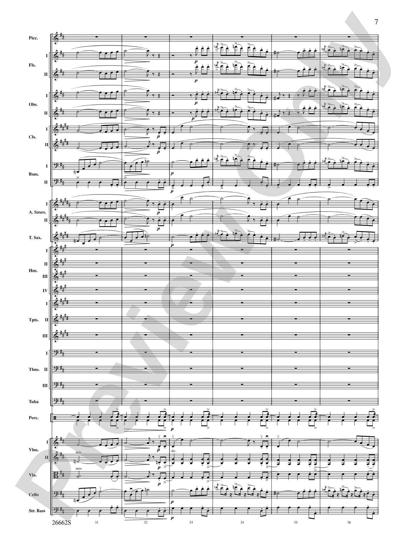 Blue Tango: Full Orchestra Conductor Score & Parts