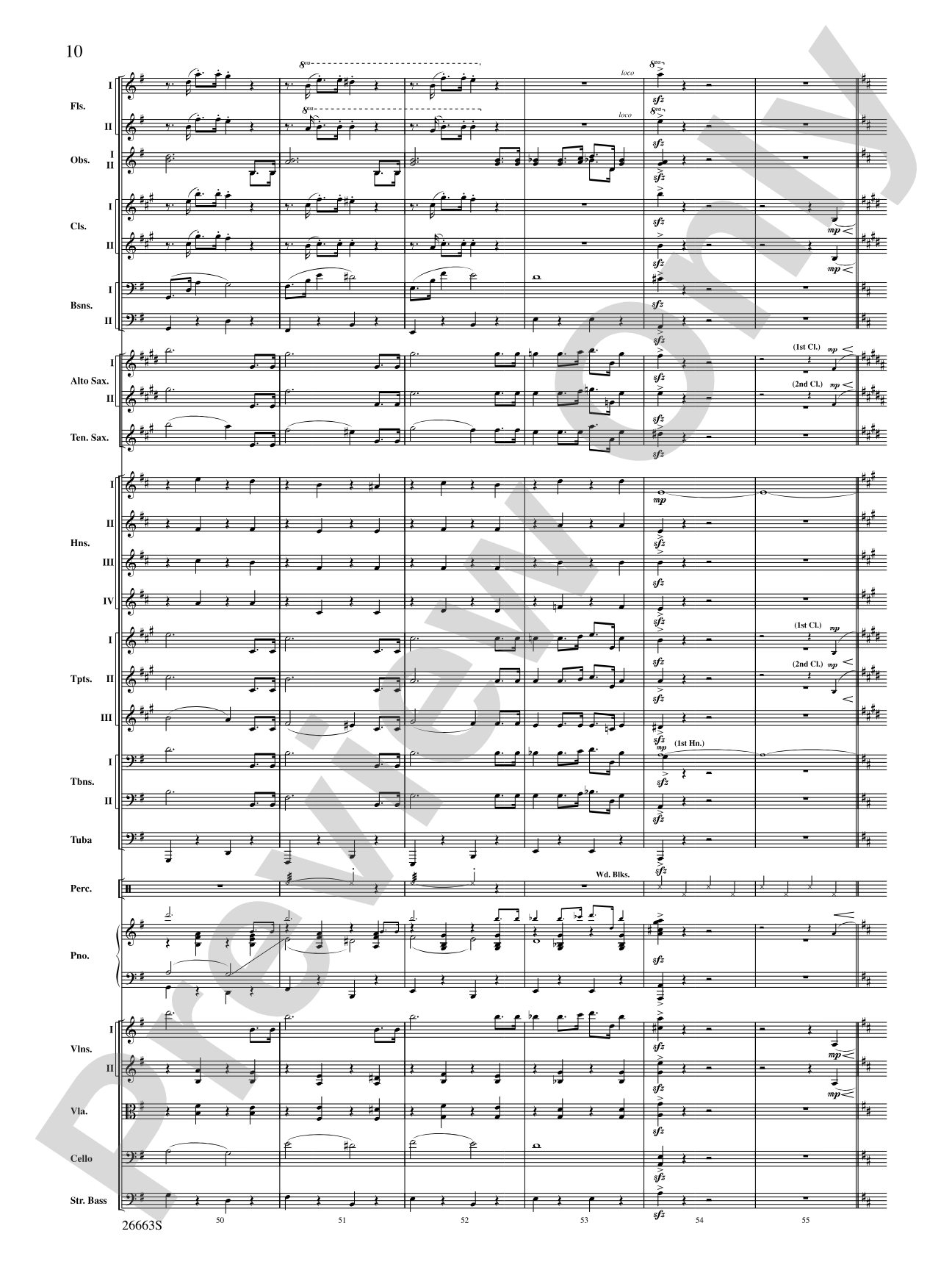 The Syncopated Clock: Full Orchestra Conductor Score & Parts