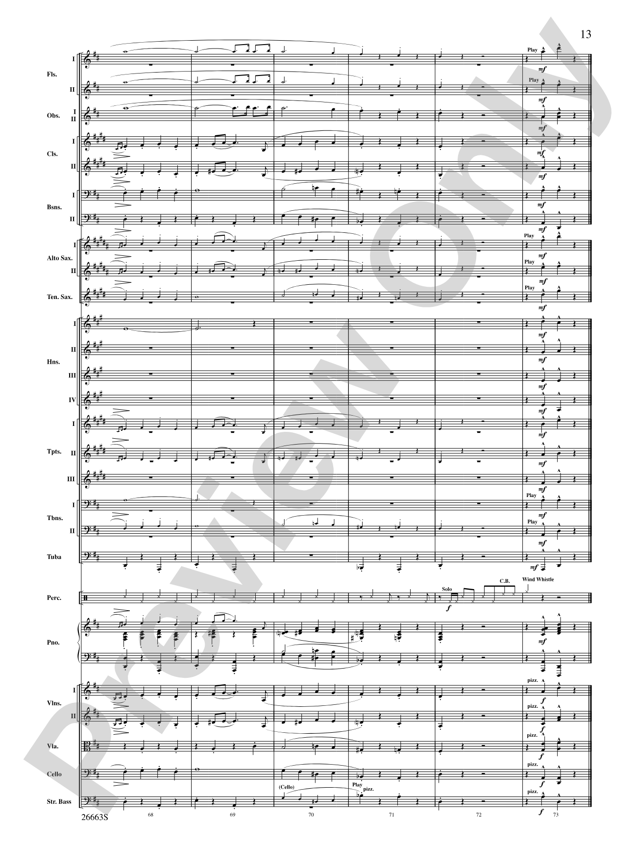 The Syncopated Clock: Full Orchestra Conductor Score & Parts