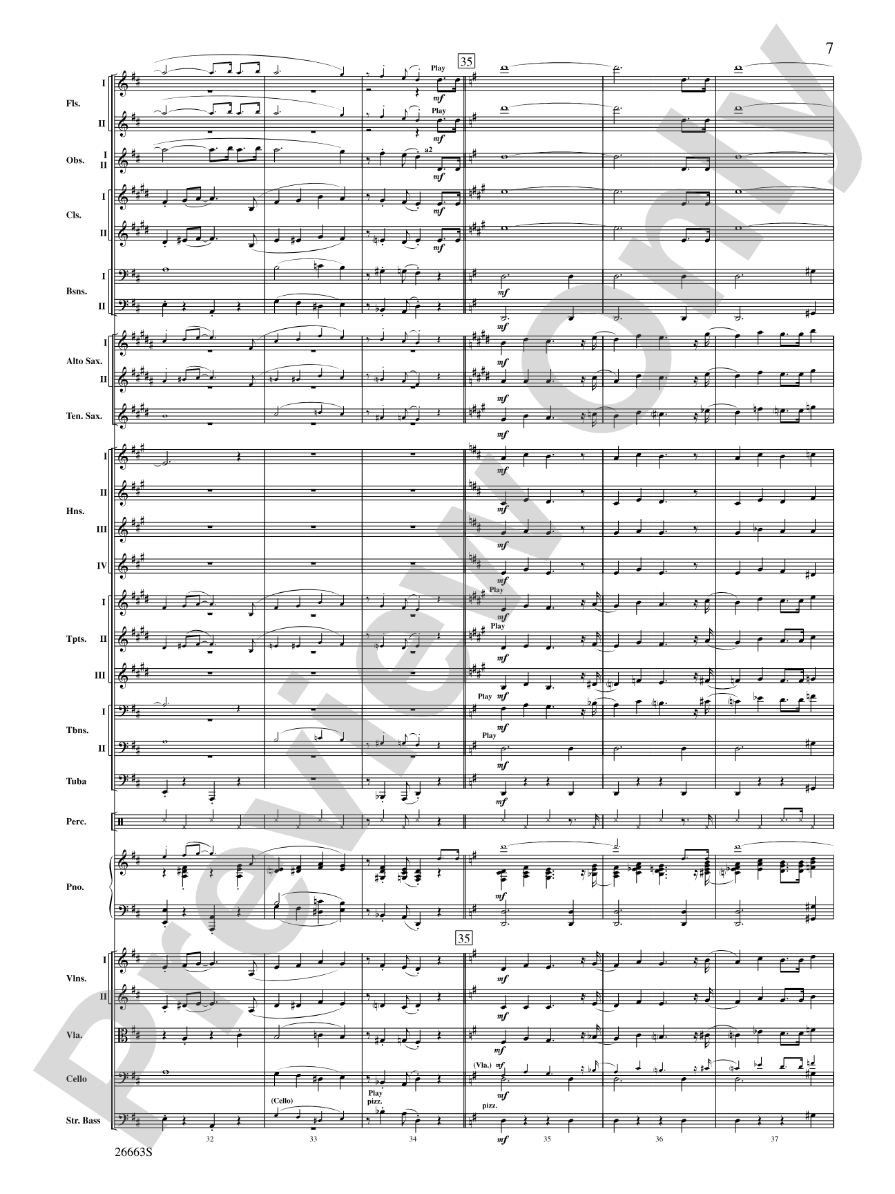 The Syncopated Clock: Full Orchestra Conductor Score & Parts