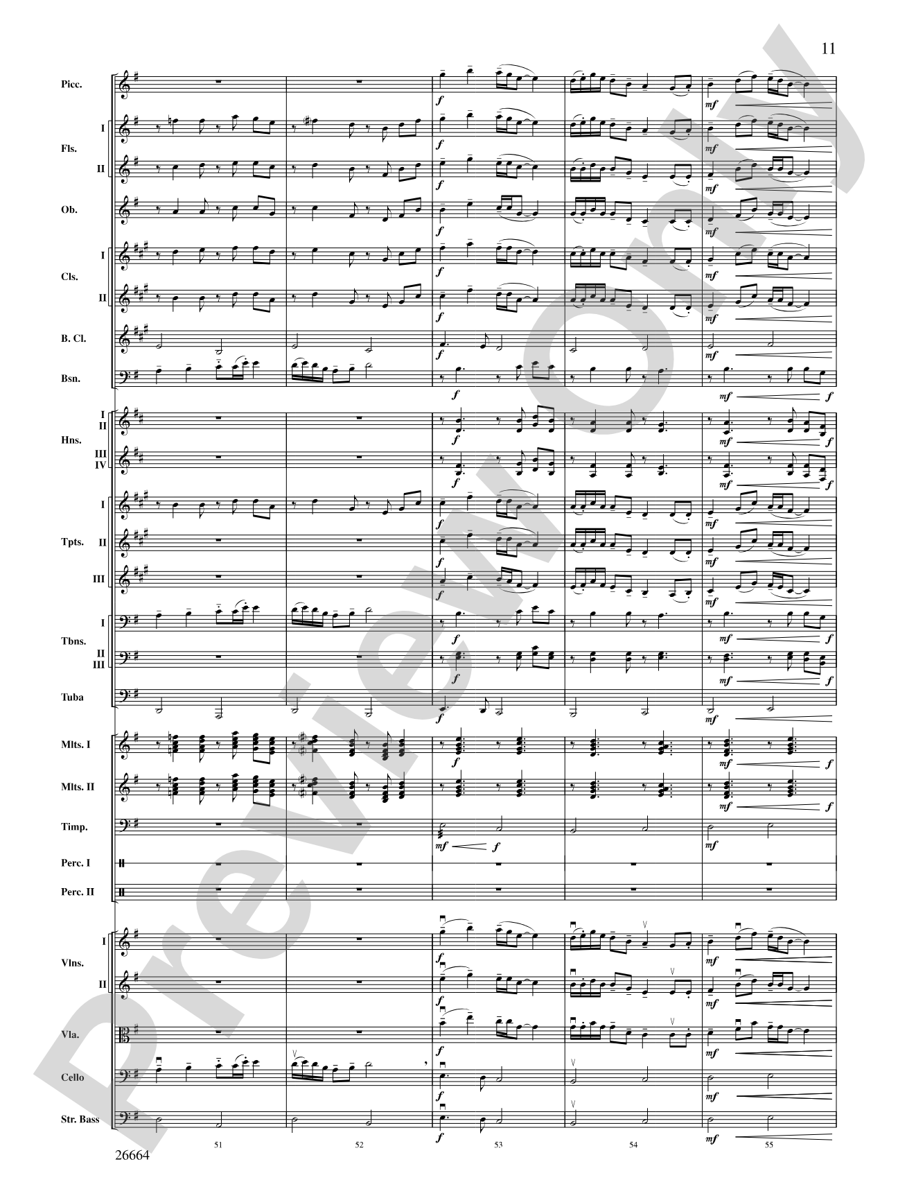 Tatarian Dances: Full Orchestra Conductor Score & Parts