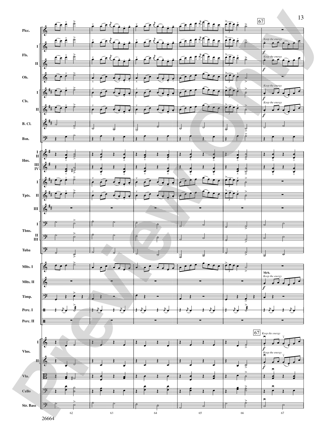 Tatarian Dances: Full Orchestra Conductor Score & Parts
