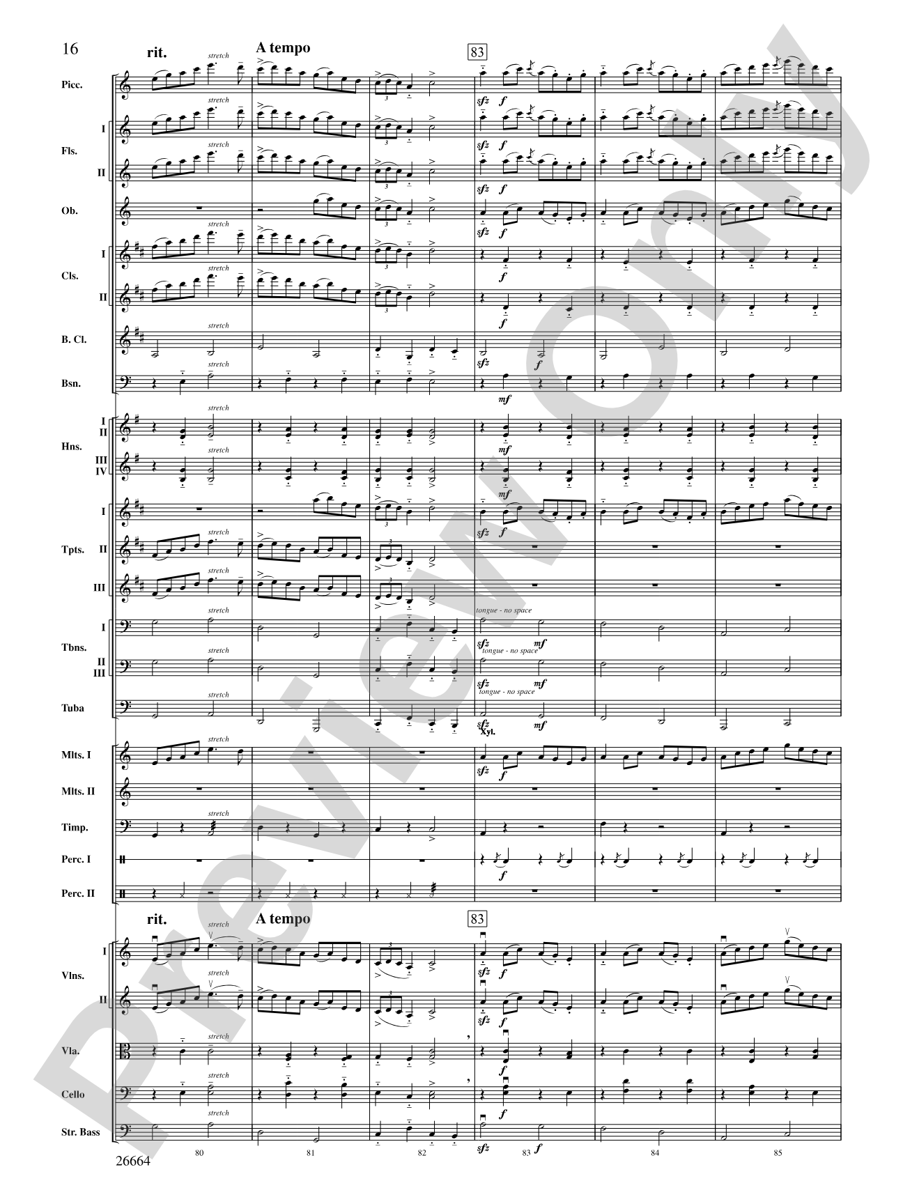 Tatarian Dances: Full Orchestra Conductor Score & Parts