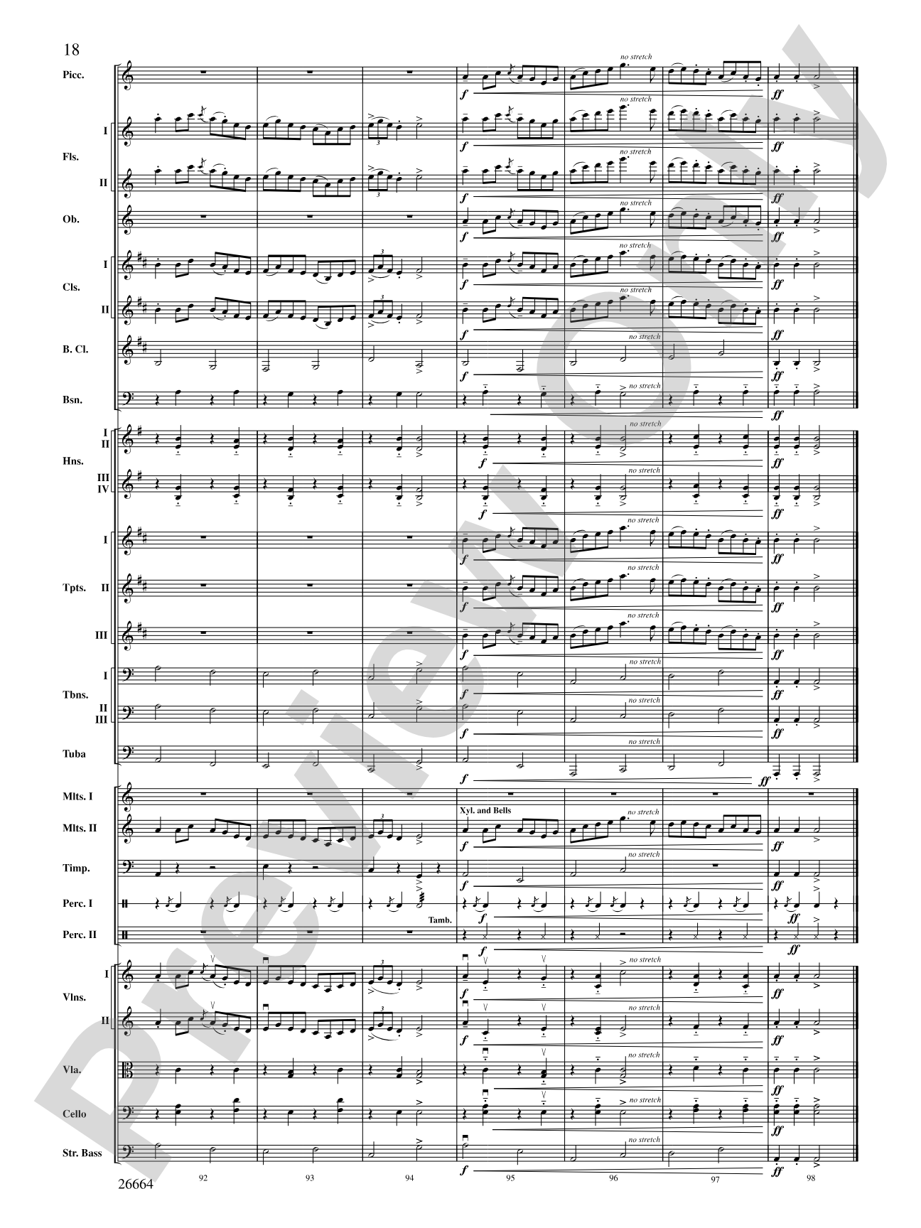 Tatarian Dances: Full Orchestra Conductor Score & Parts