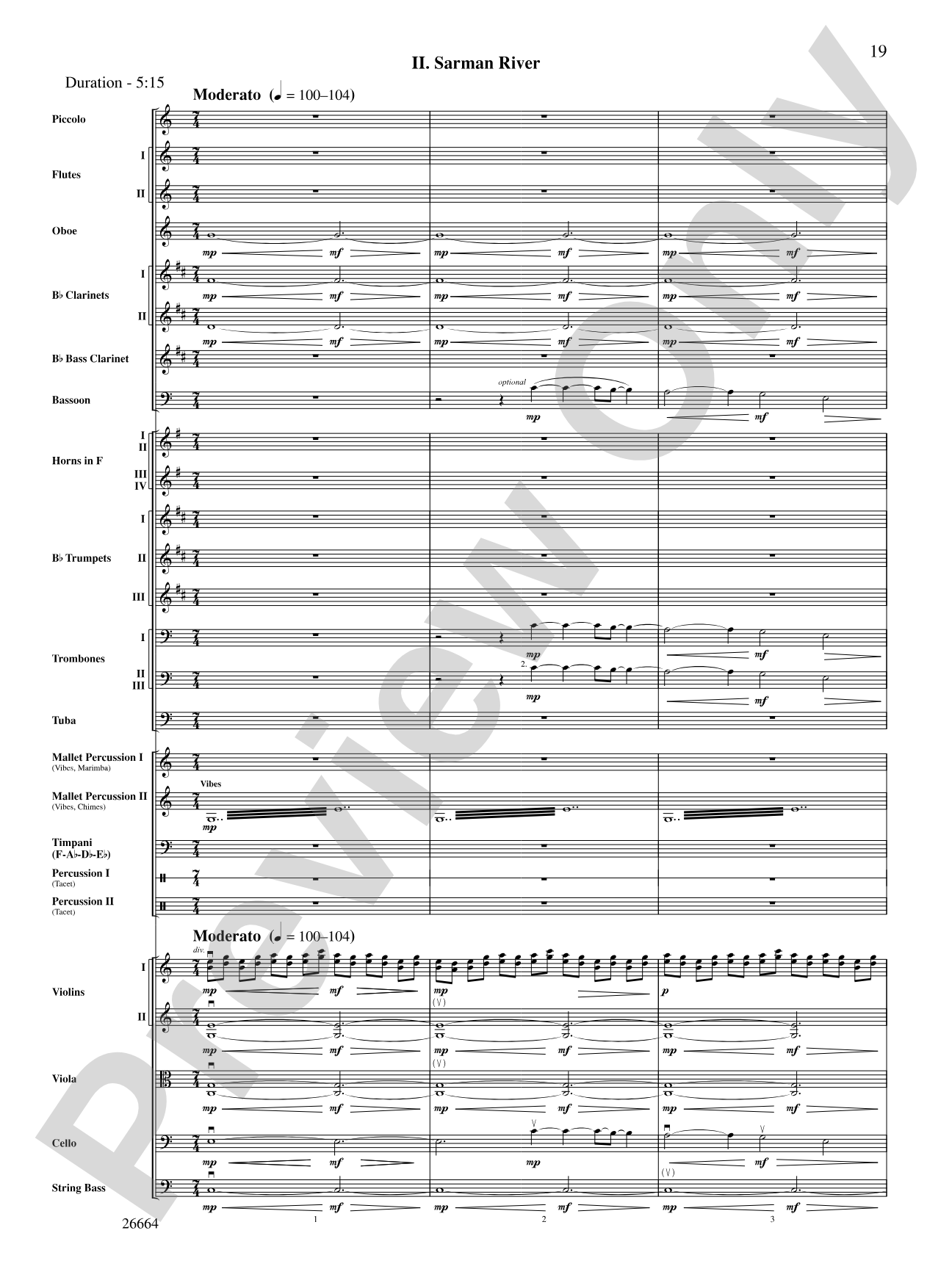 Tatarian Dances: Full Orchestra Conductor Score & Parts
