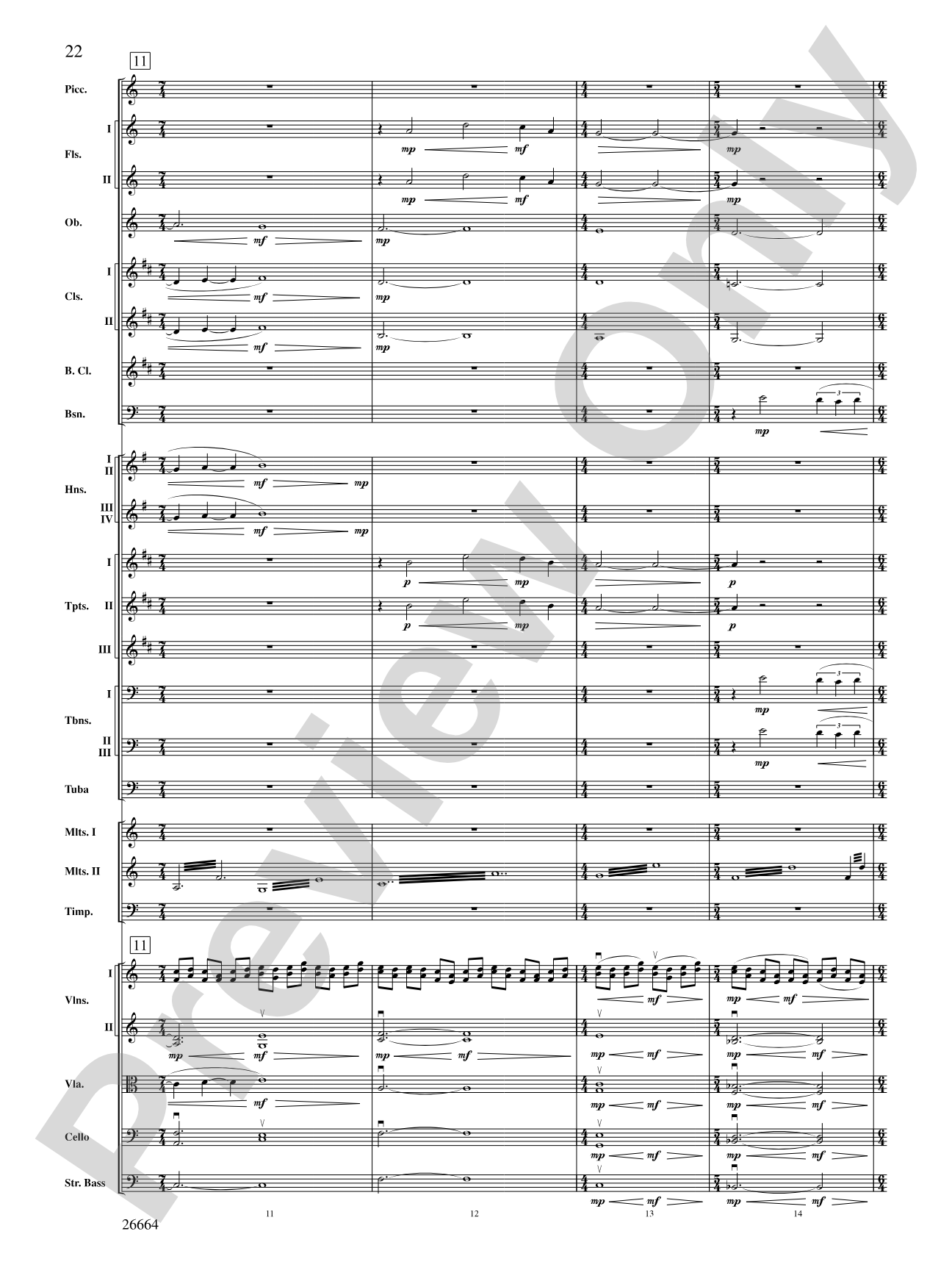Tatarian Dances: Full Orchestra Conductor Score & Parts