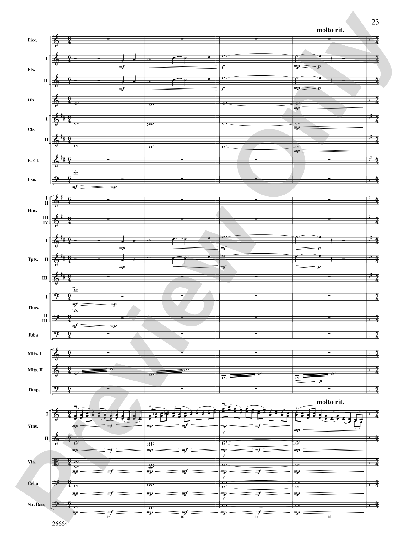 Tatarian Dances: Full Orchestra Conductor Score & Parts