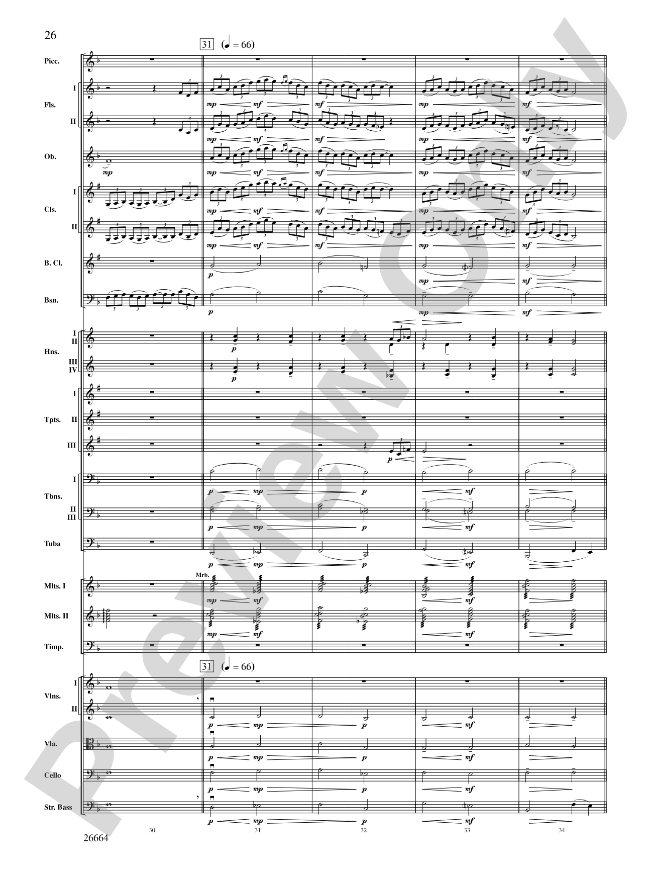 Tatarian Dances: Full Orchestra Conductor Score & Parts