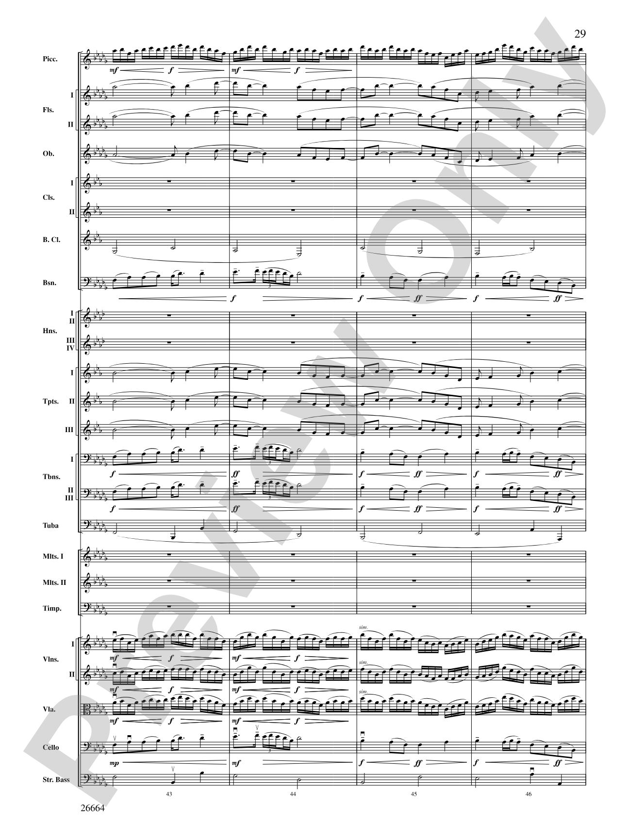 Tatarian Dances: Full Orchestra Conductor Score & Parts