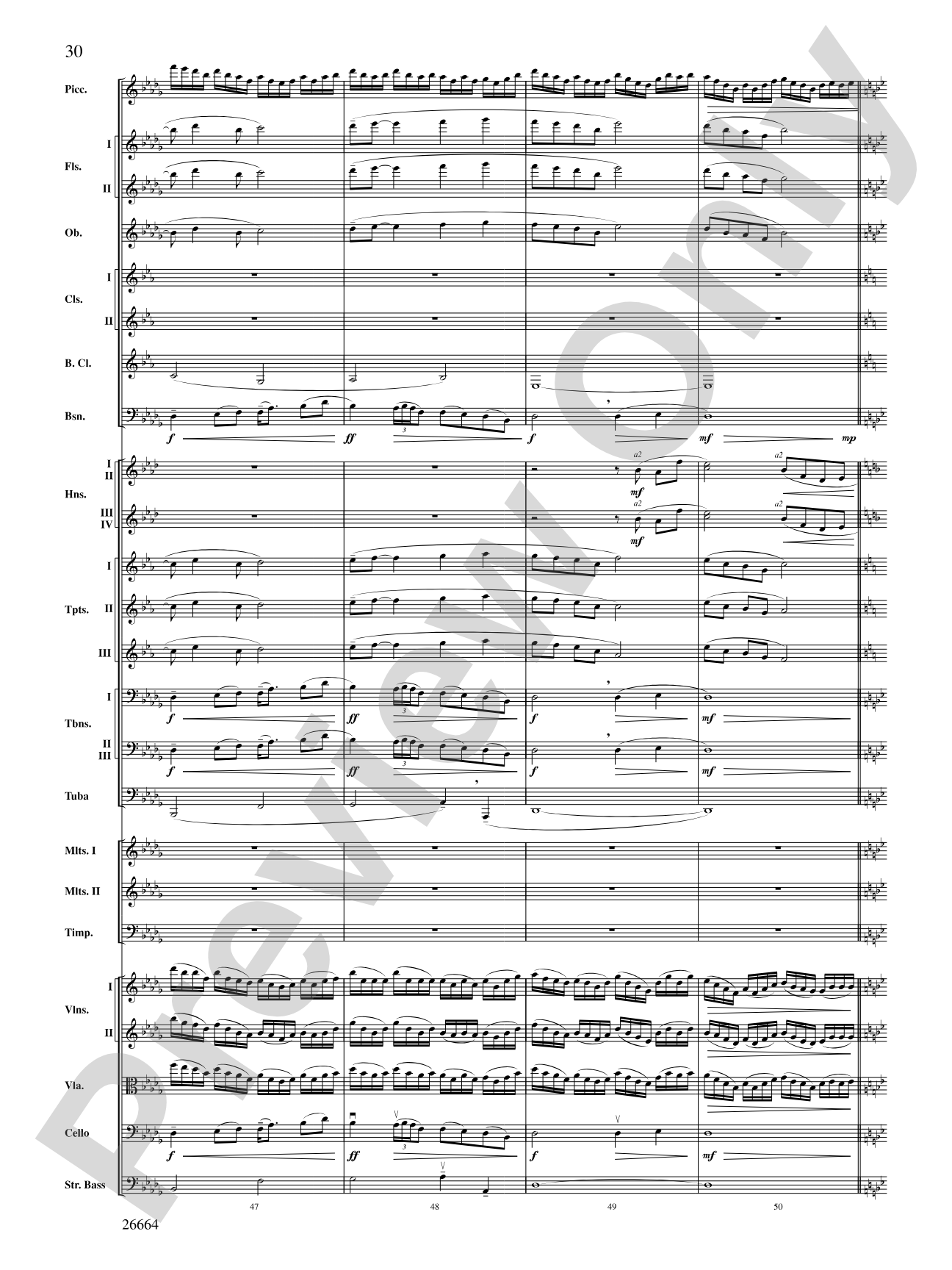 Tatarian Dances: Full Orchestra Conductor Score & Parts
