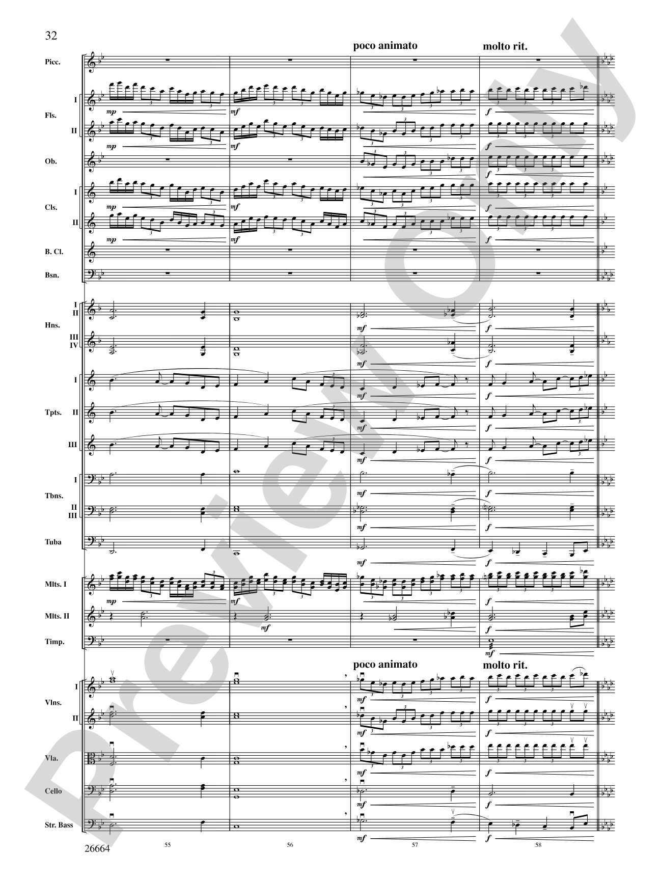 Tatarian Dances: Full Orchestra Conductor Score & Parts