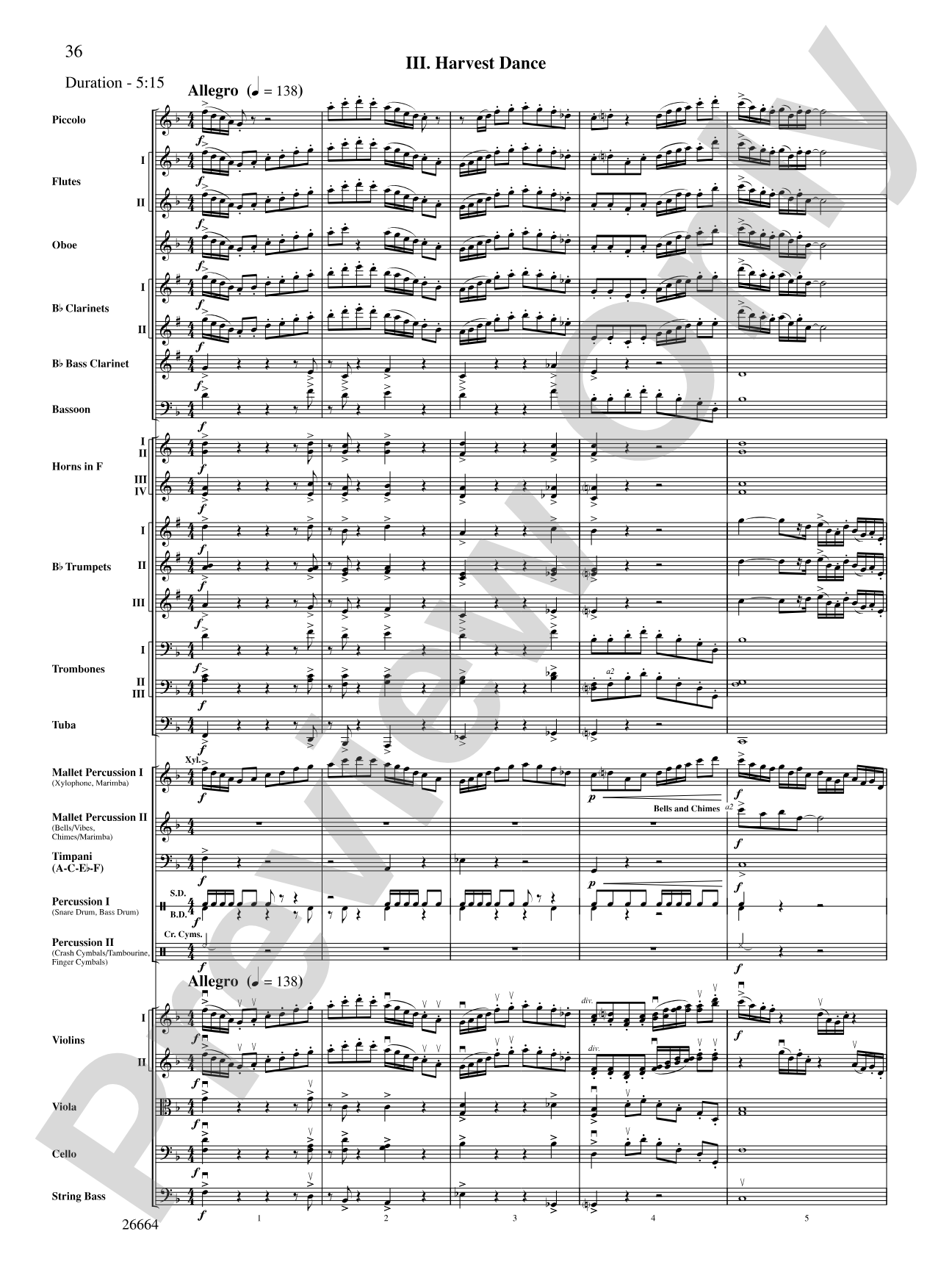 Tatarian Dances: Full Orchestra Conductor Score & Parts