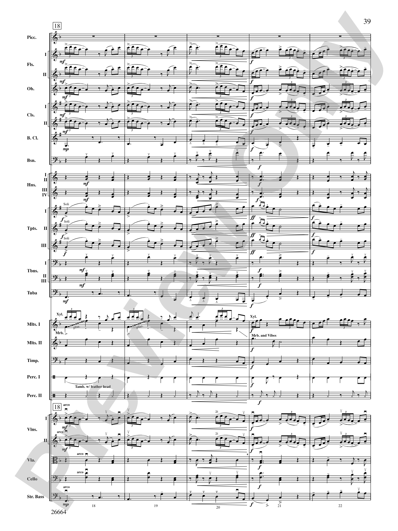 Tatarian Dances: Full Orchestra Conductor Score & Parts