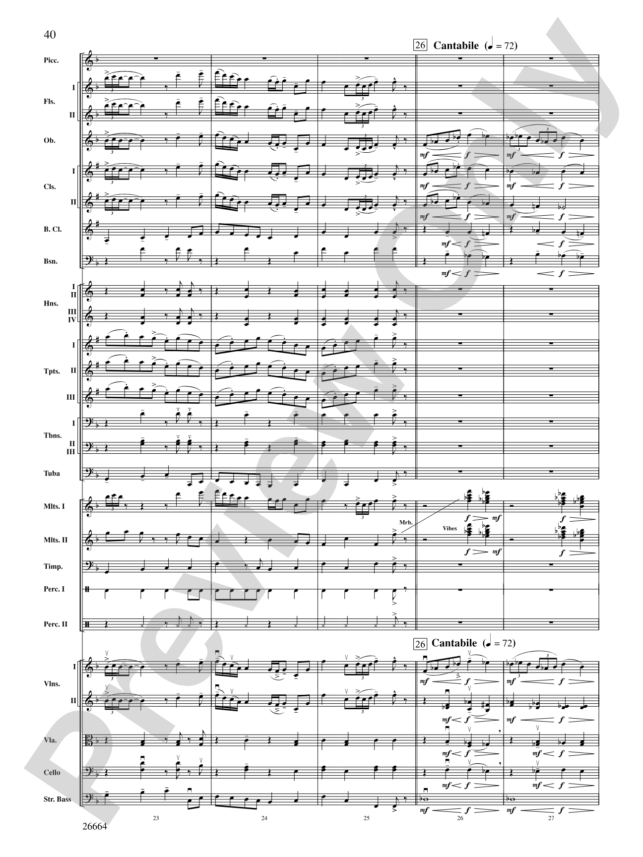 Tatarian Dances: Full Orchestra Conductor Score & Parts