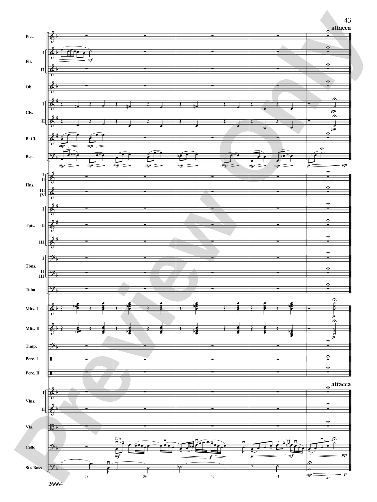 Tatarian Dances: Full Orchestra Conductor Score & Parts