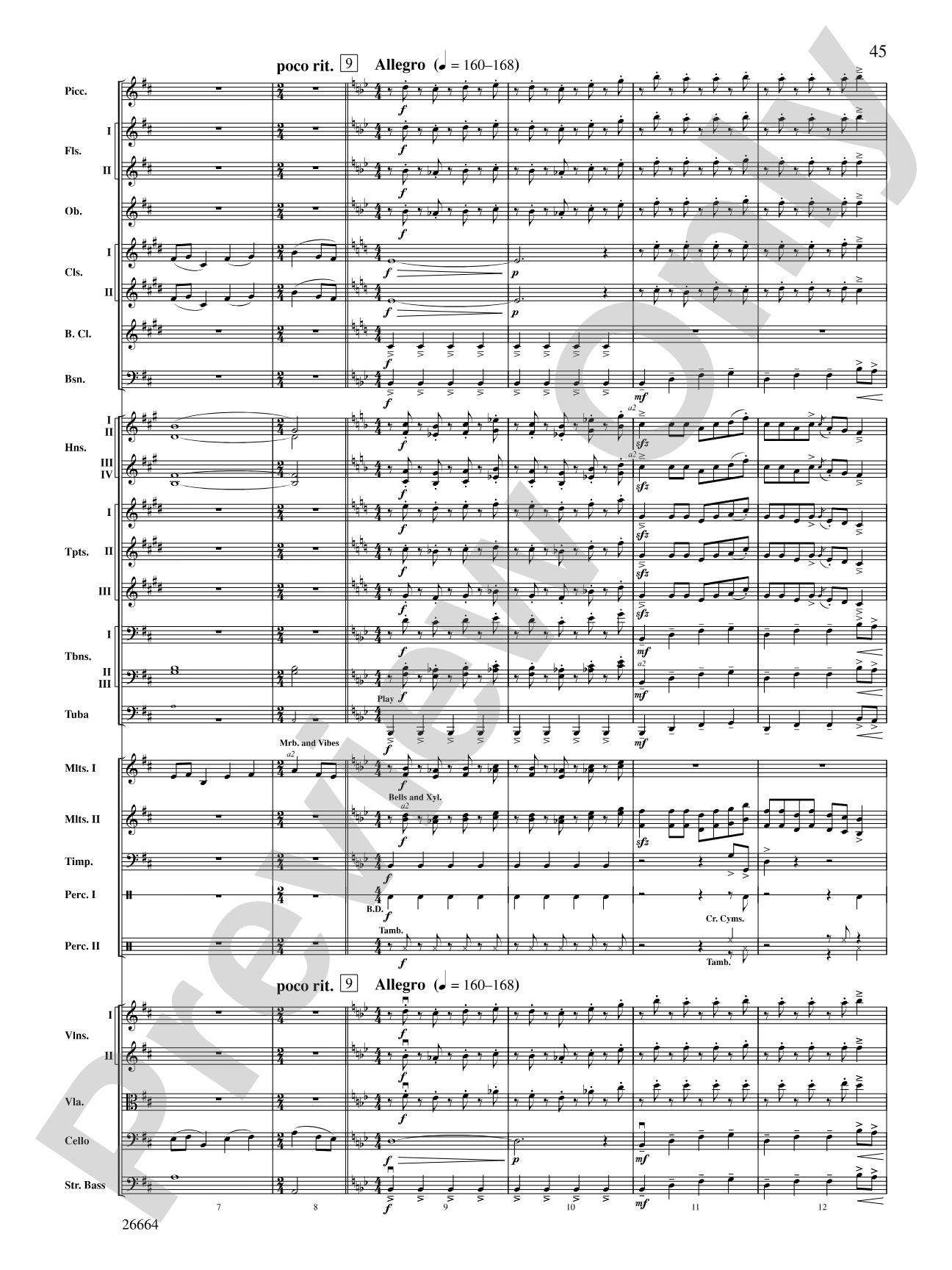 Tatarian Dances: Full Orchestra Conductor Score & Parts