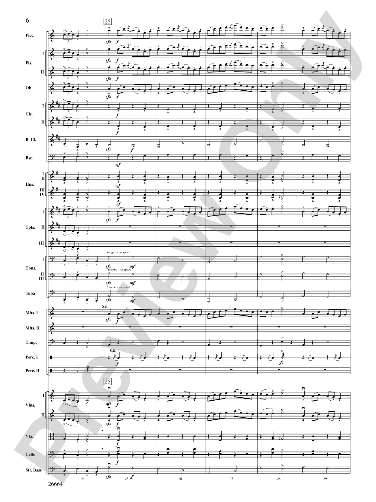 Tatarian Dances: Full Orchestra Conductor Score & Parts