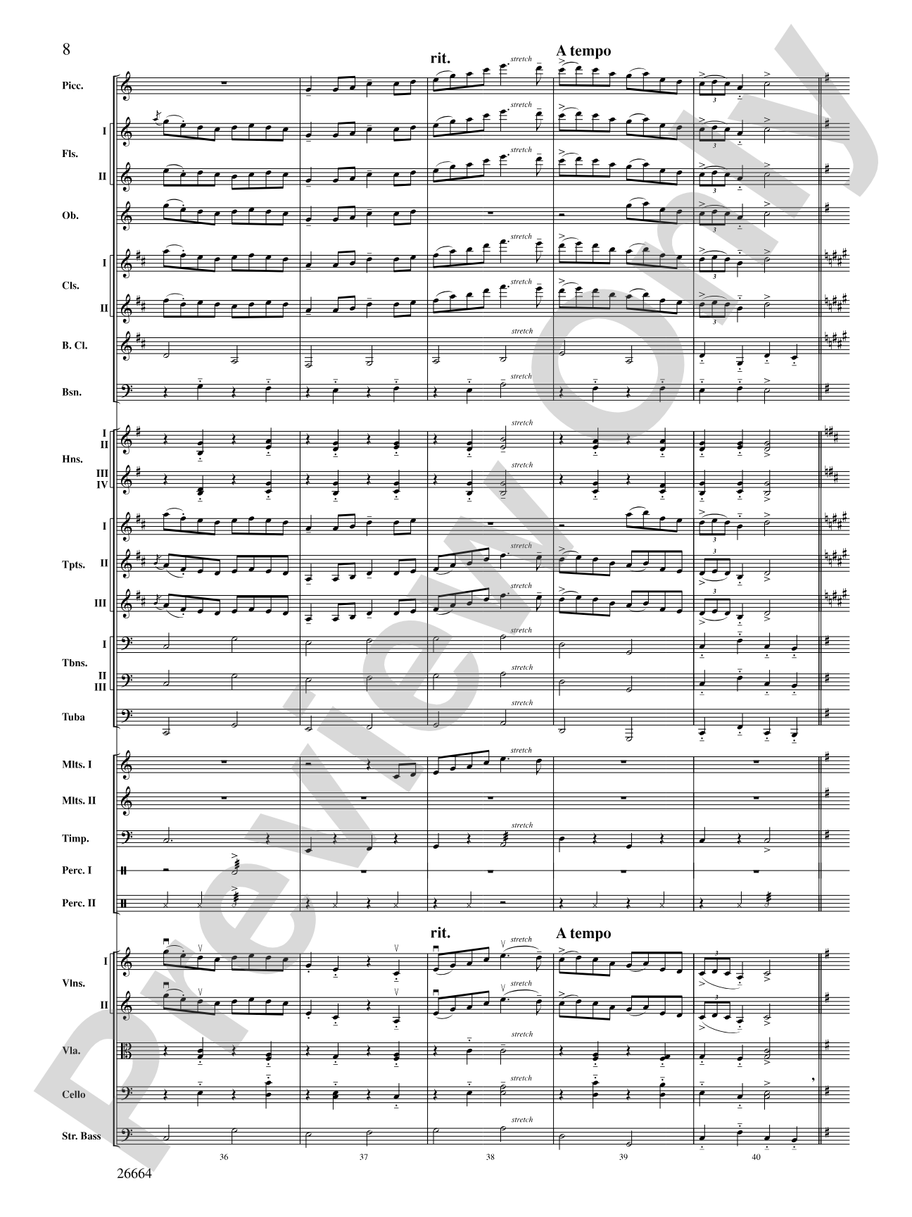 Tatarian Dances: Full Orchestra Conductor Score & Parts