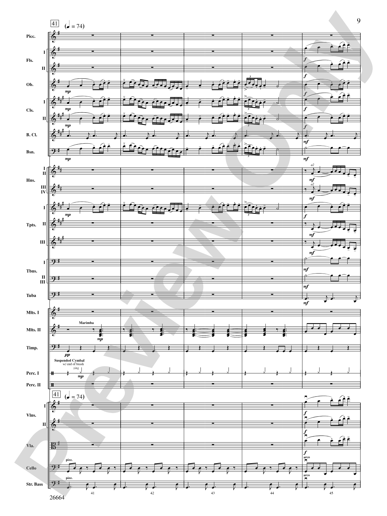 Tatarian Dances: Full Orchestra Conductor Score & Parts
