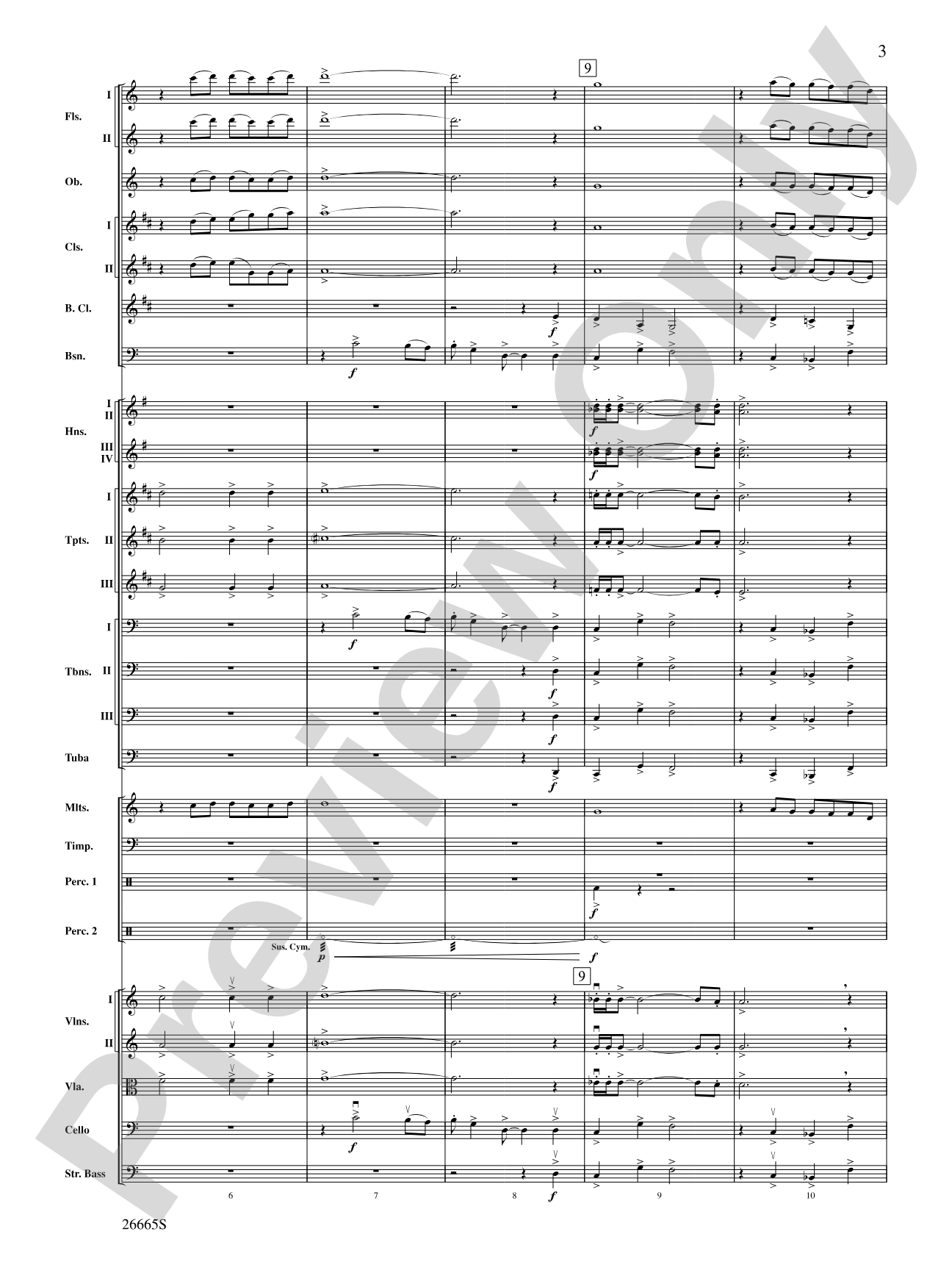 Medieval Legend: Full Orchestra Conductor Score & Parts