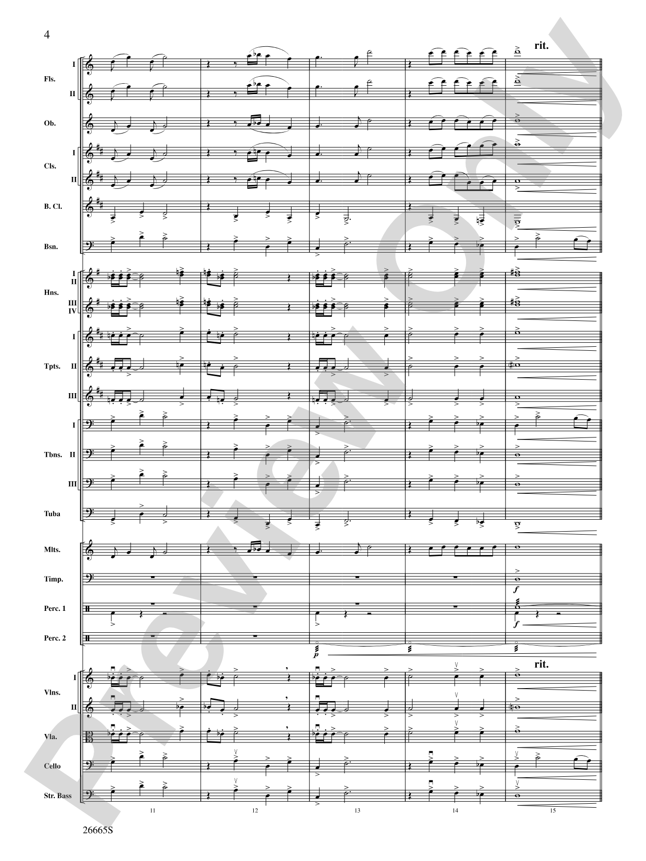 Medieval Legend: Full Orchestra Conductor Score & Parts