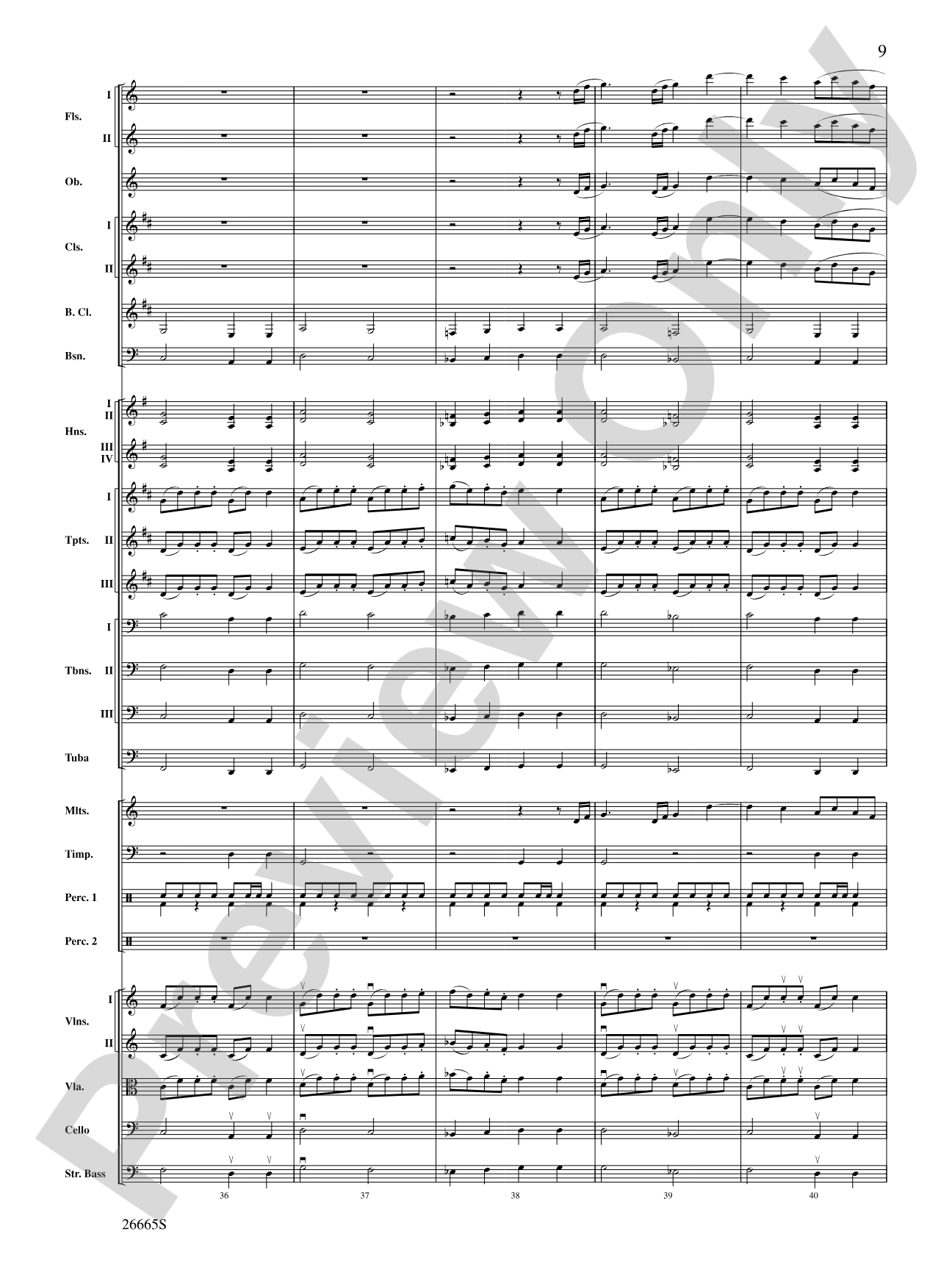 Medieval Legend: Full Orchestra Conductor Score & Parts