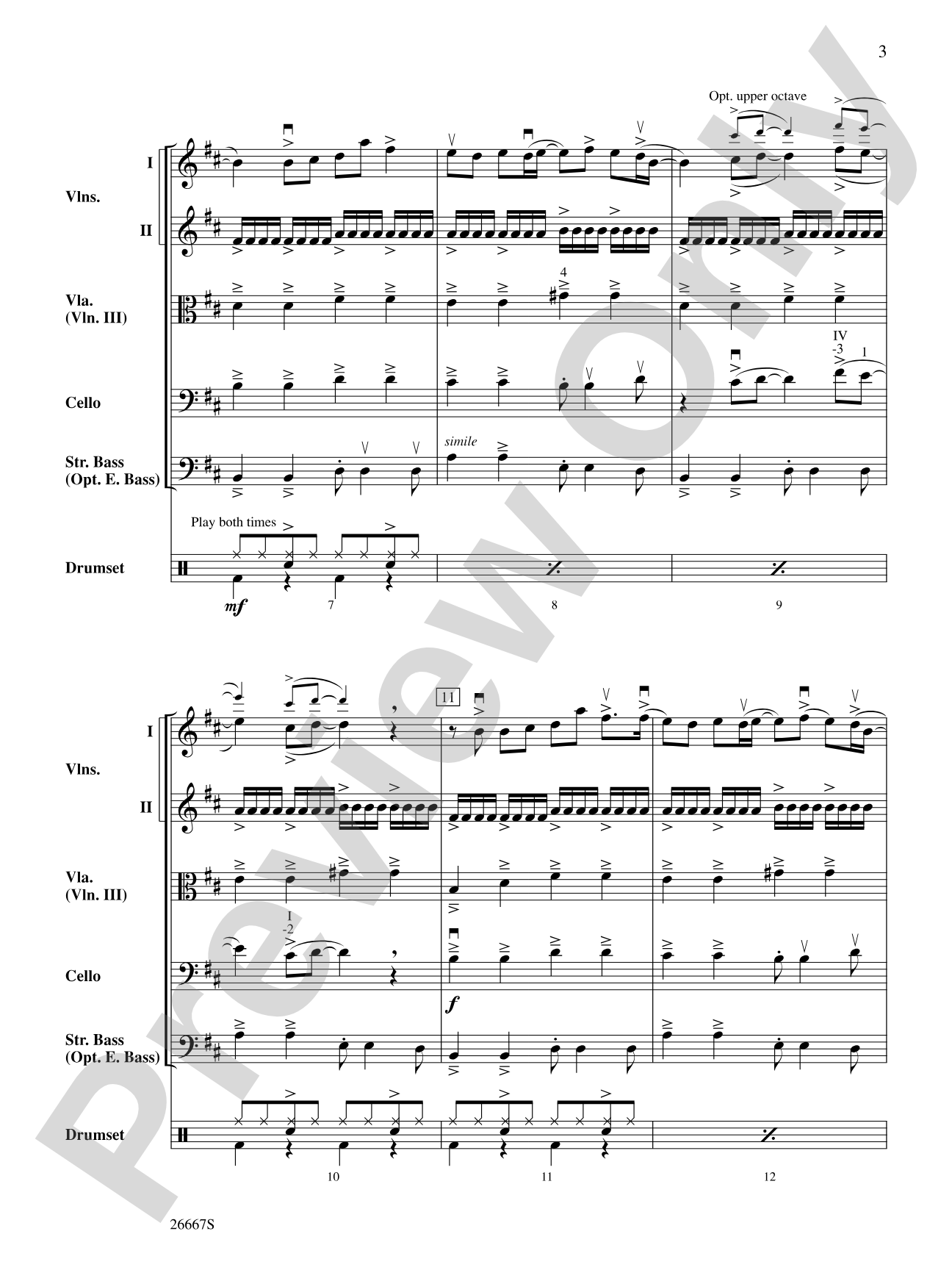 Boulevard of Broken Dreams: String Orchestra Conductor Score & Parts