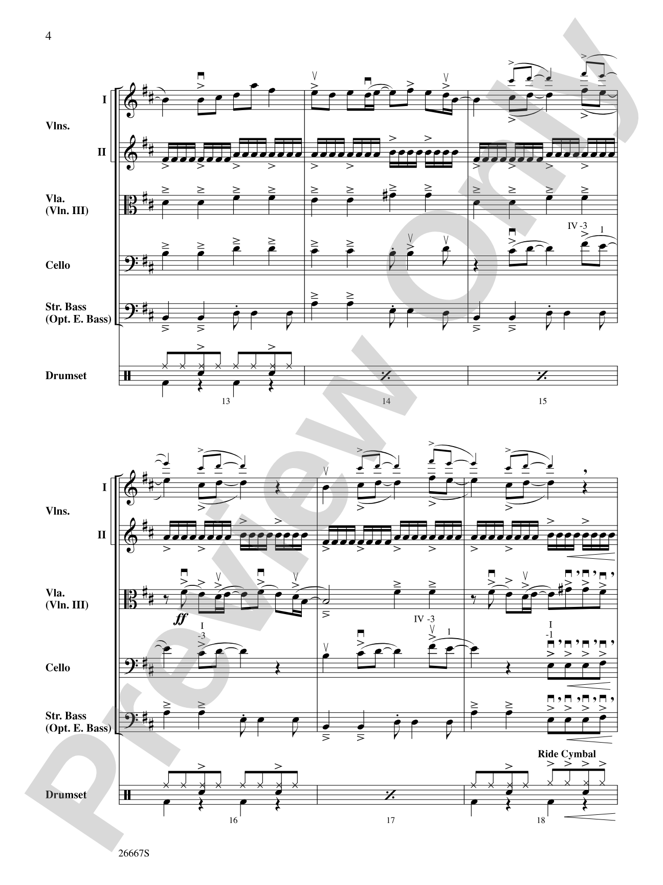 Boulevard of Broken Dreams: String Orchestra Conductor Score & Parts