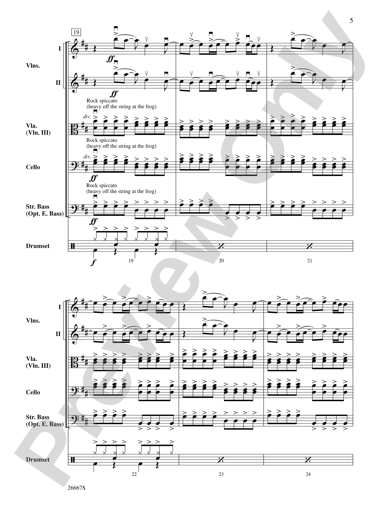 Boulevard of Broken Dreams: String Orchestra Conductor Score & Parts