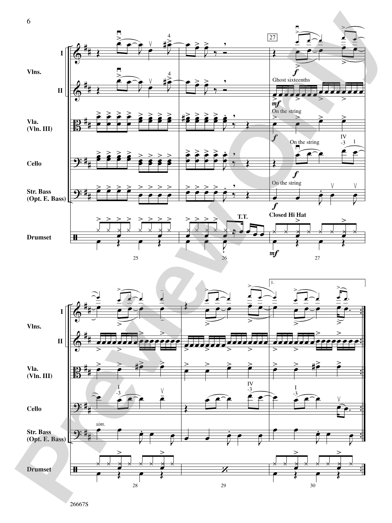 Boulevard of Broken Dreams: String Orchestra Conductor Score & Parts